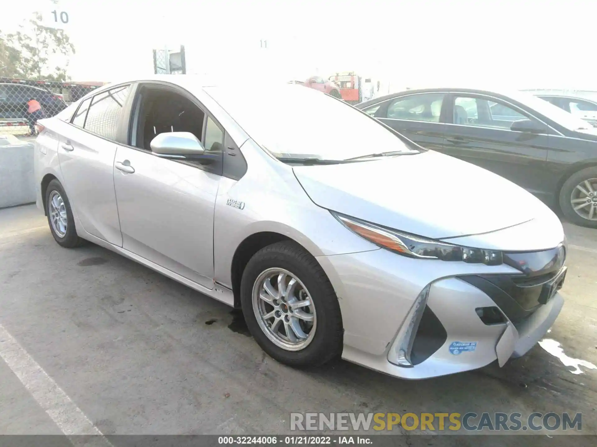 1 Photograph of a damaged car JTDKAMFP1M3187500 TOYOTA PRIUS PRIME 2021