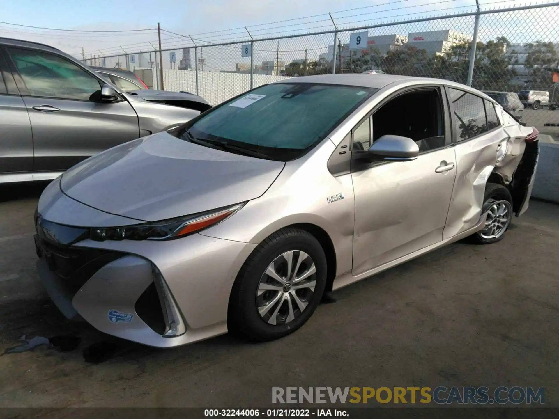 2 Photograph of a damaged car JTDKAMFP1M3187500 TOYOTA PRIUS PRIME 2021