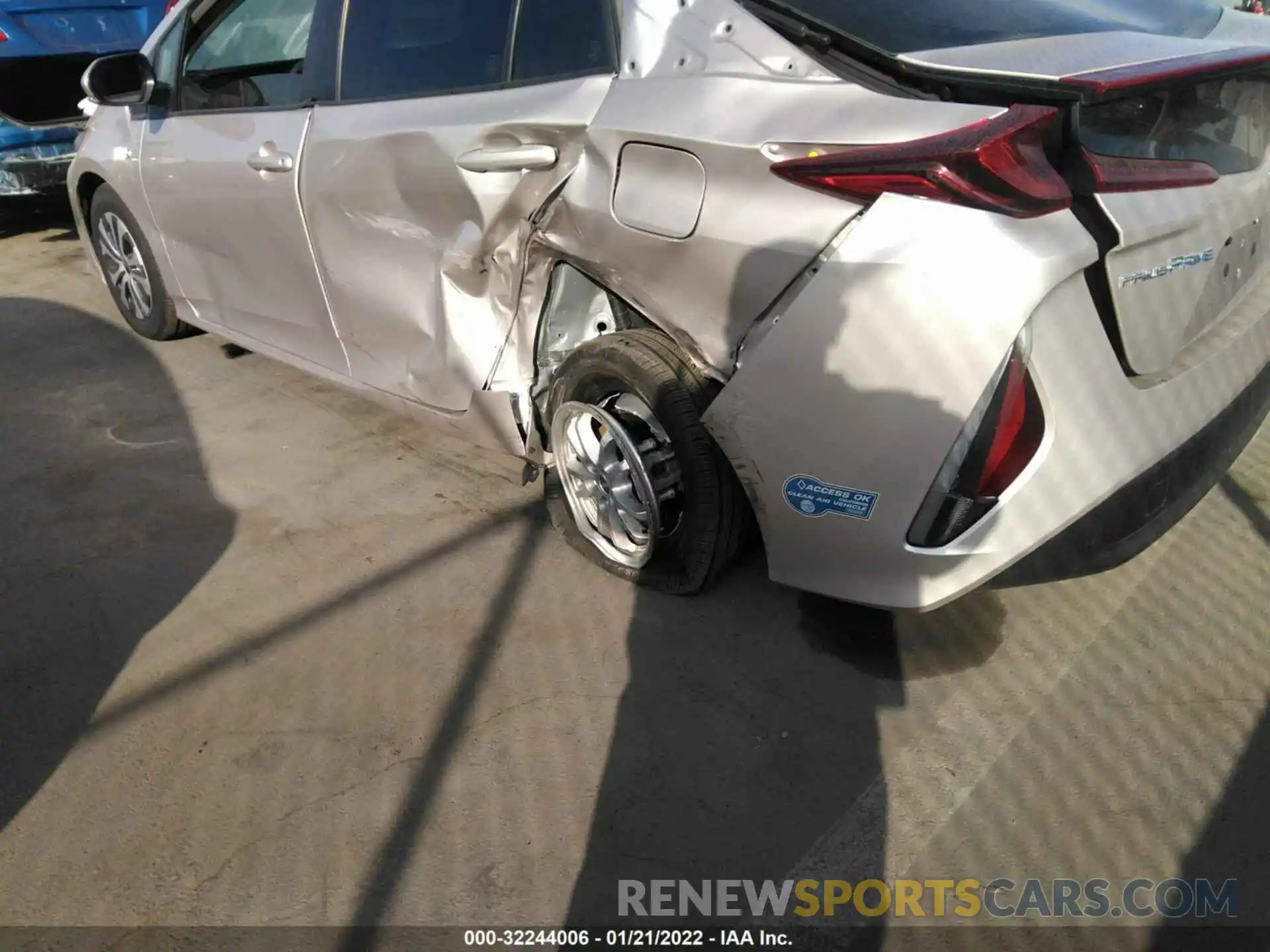 6 Photograph of a damaged car JTDKAMFP1M3187500 TOYOTA PRIUS PRIME 2021