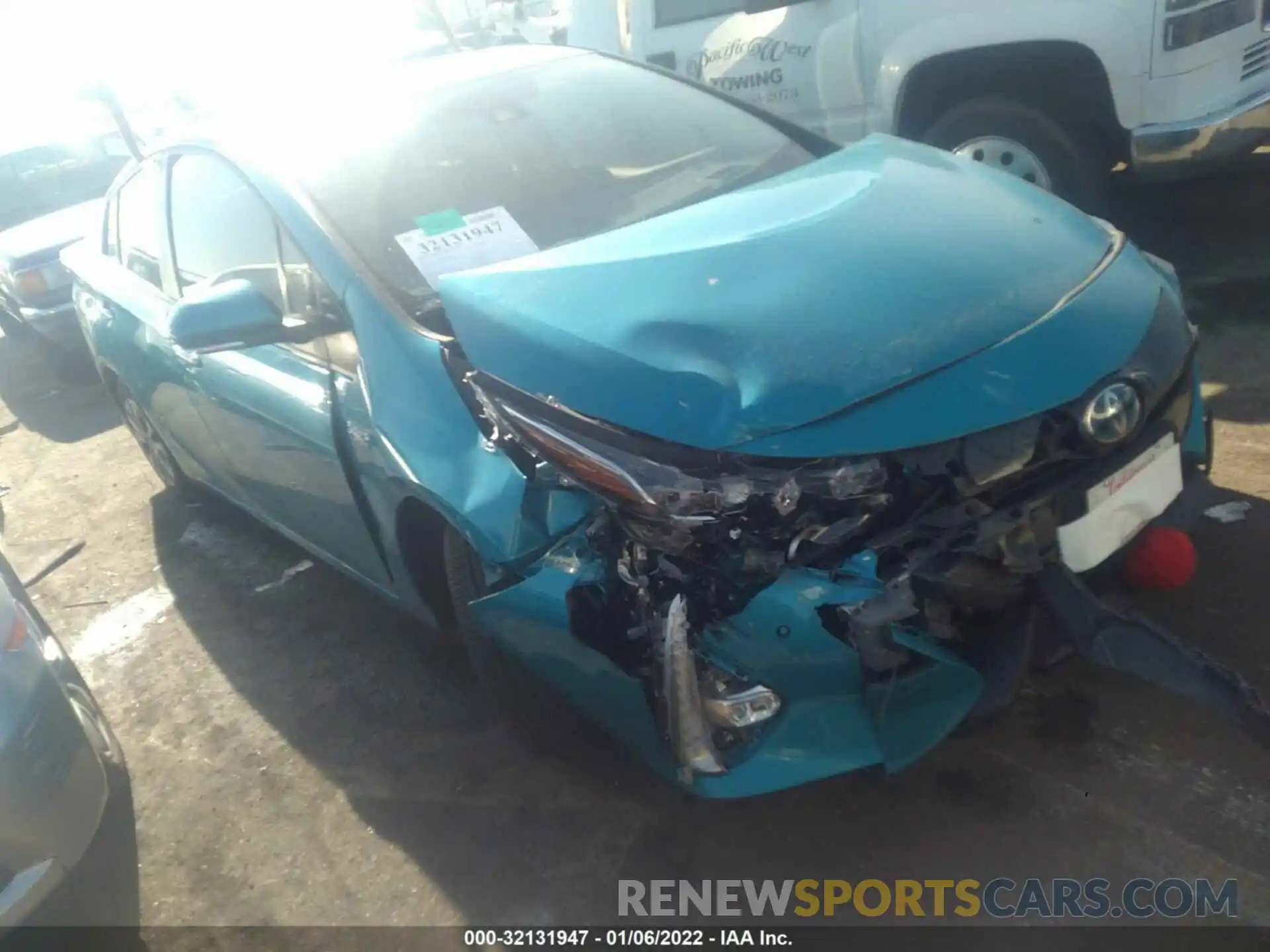 1 Photograph of a damaged car JTDKAMFP1M3188369 TOYOTA PRIUS PRIME 2021