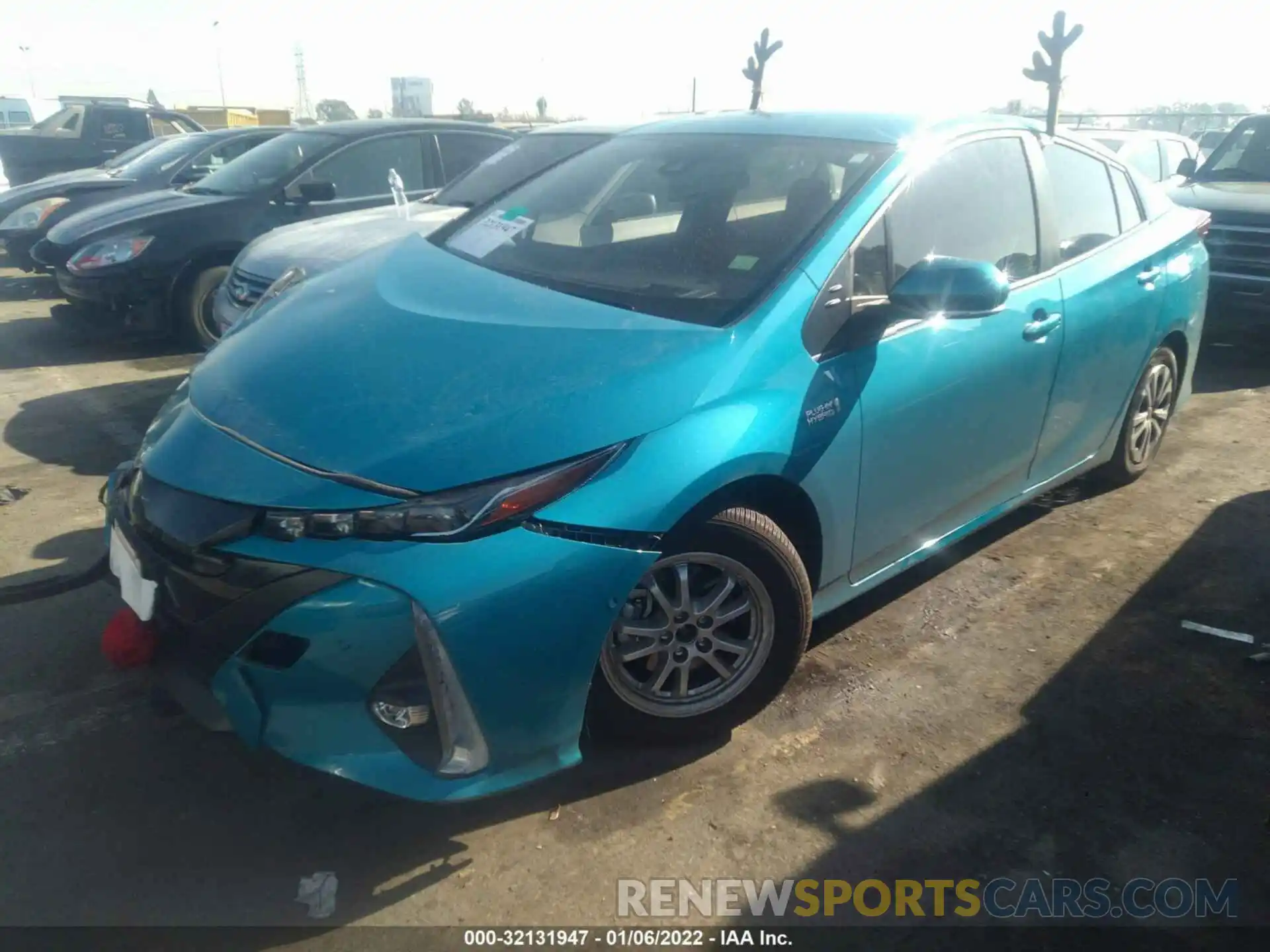 2 Фотография поврежденного автомобиля JTDKAMFP1M3188369 TOYOTA PRIUS PRIME 2021