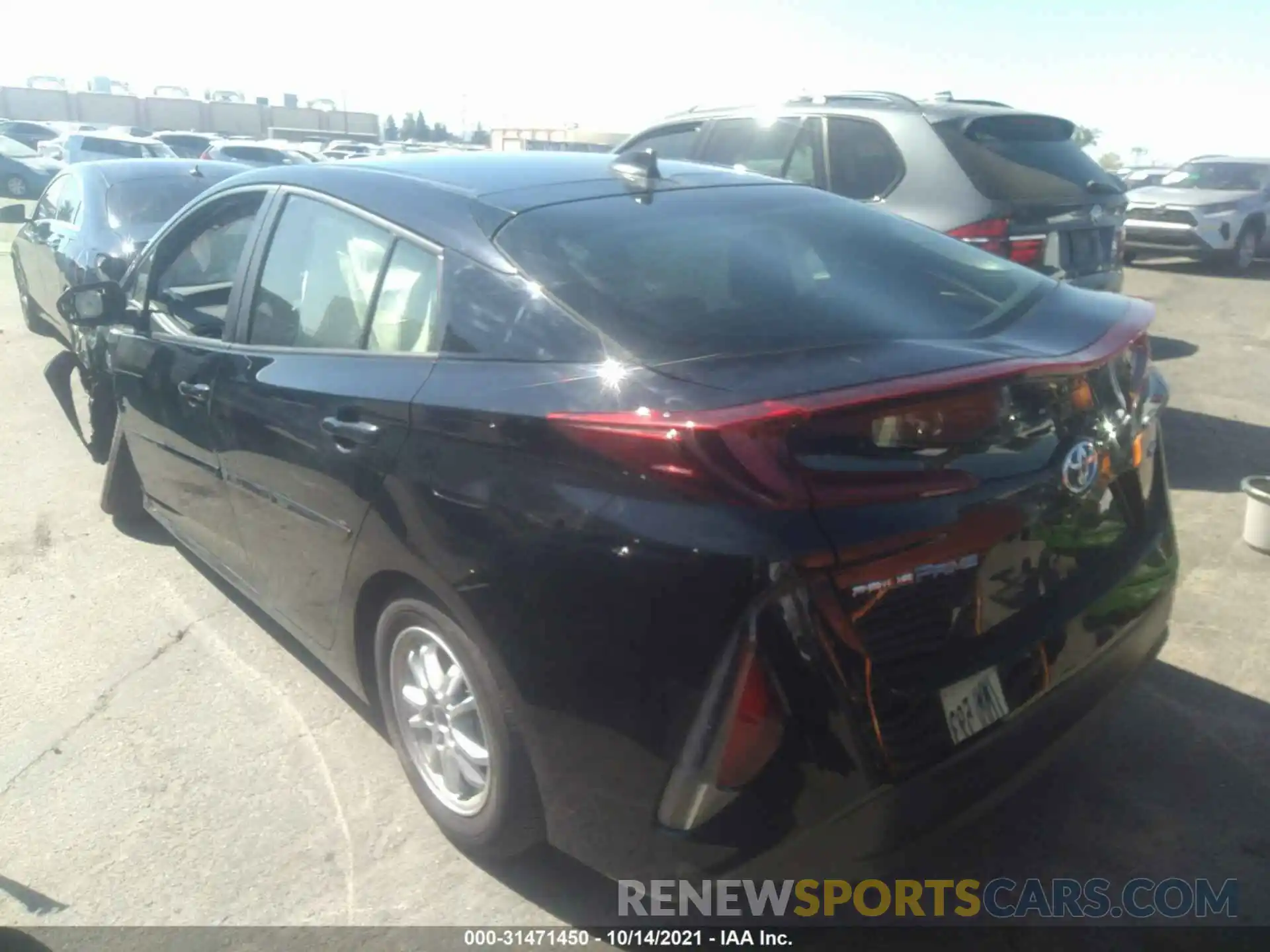 3 Photograph of a damaged car JTDKAMFP1M3191241 TOYOTA PRIUS PRIME 2021