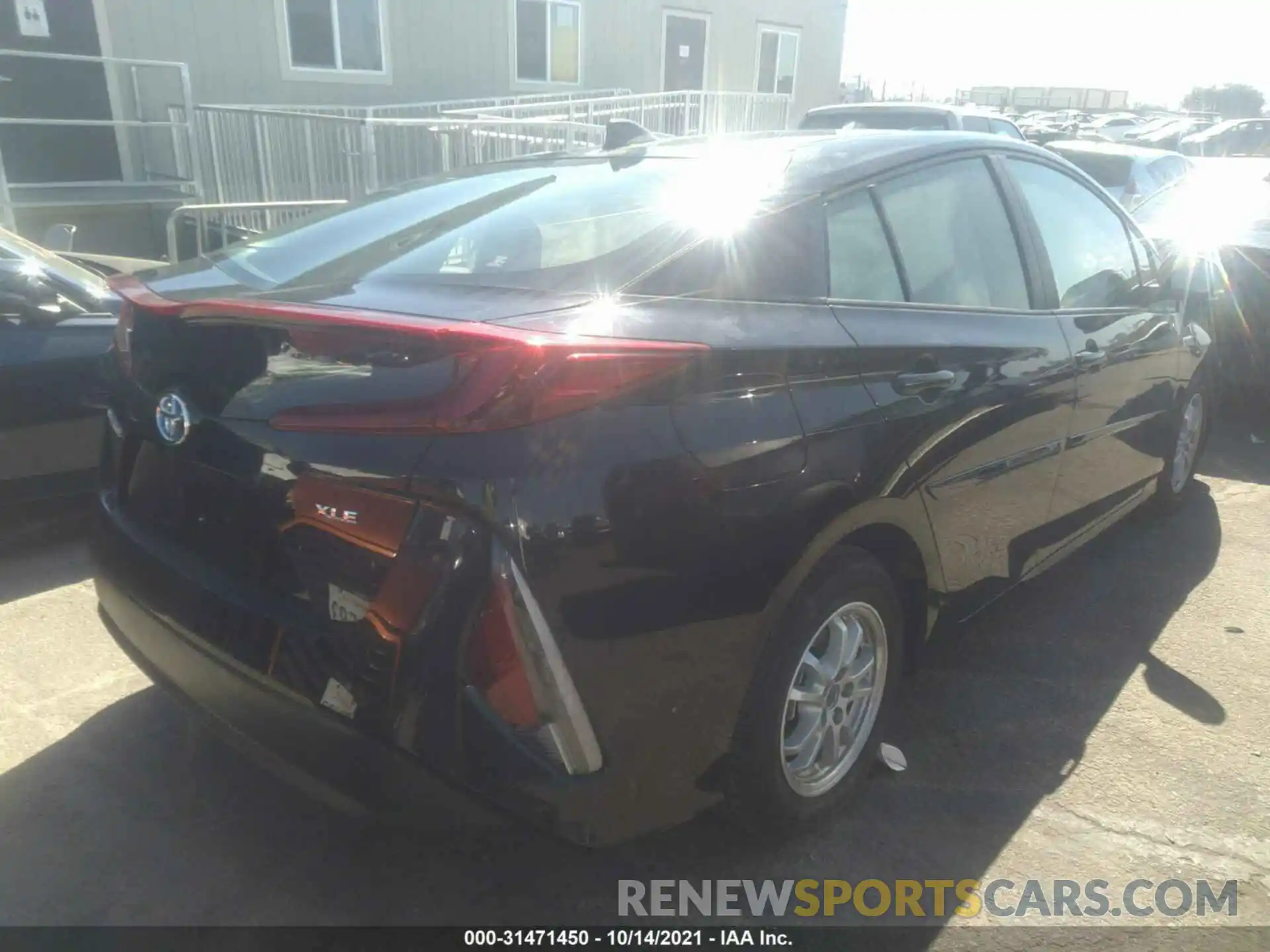 4 Photograph of a damaged car JTDKAMFP1M3191241 TOYOTA PRIUS PRIME 2021