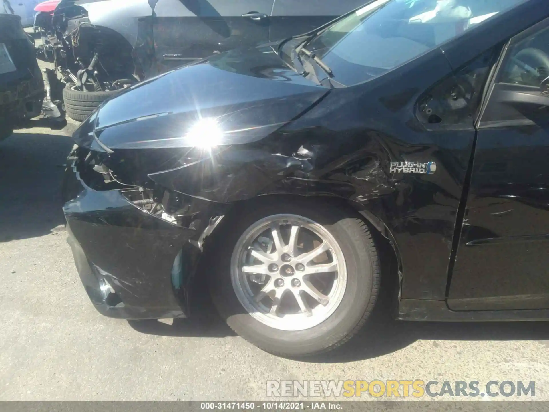 6 Photograph of a damaged car JTDKAMFP1M3191241 TOYOTA PRIUS PRIME 2021