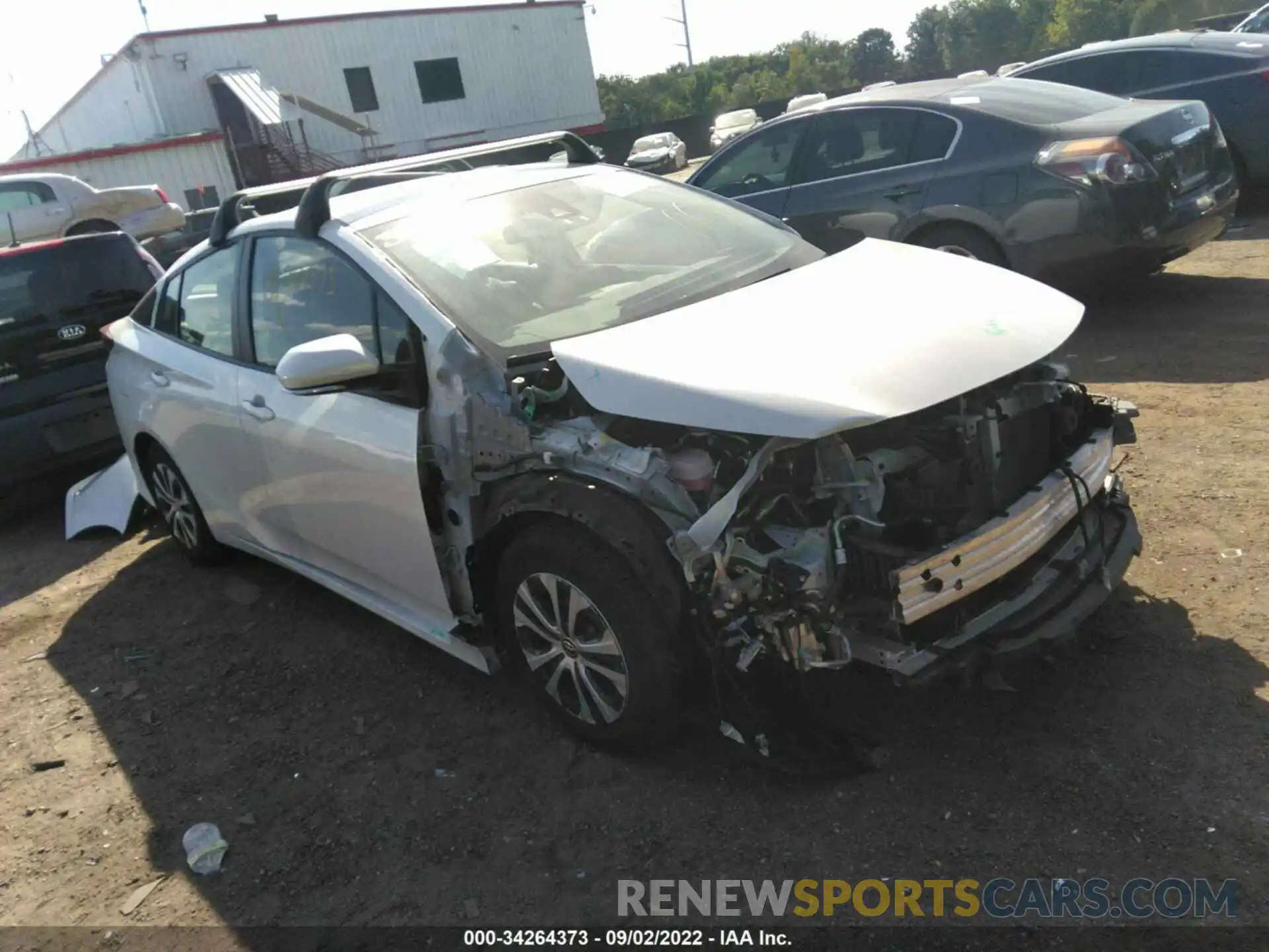 1 Photograph of a damaged car JTDKAMFP2M3168552 TOYOTA PRIUS PRIME 2021