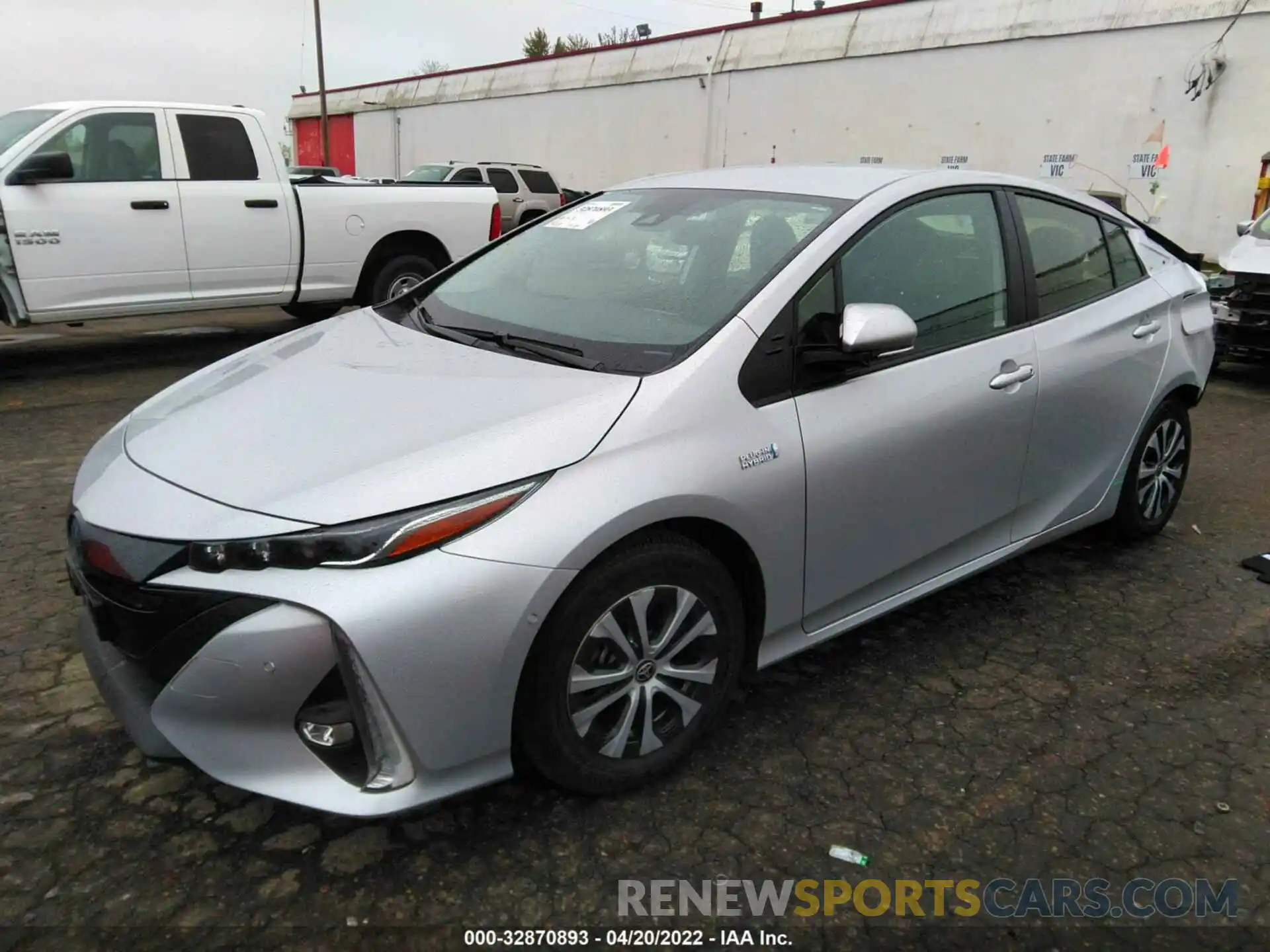 2 Photograph of a damaged car JTDKAMFP2M3177820 TOYOTA PRIUS PRIME 2021