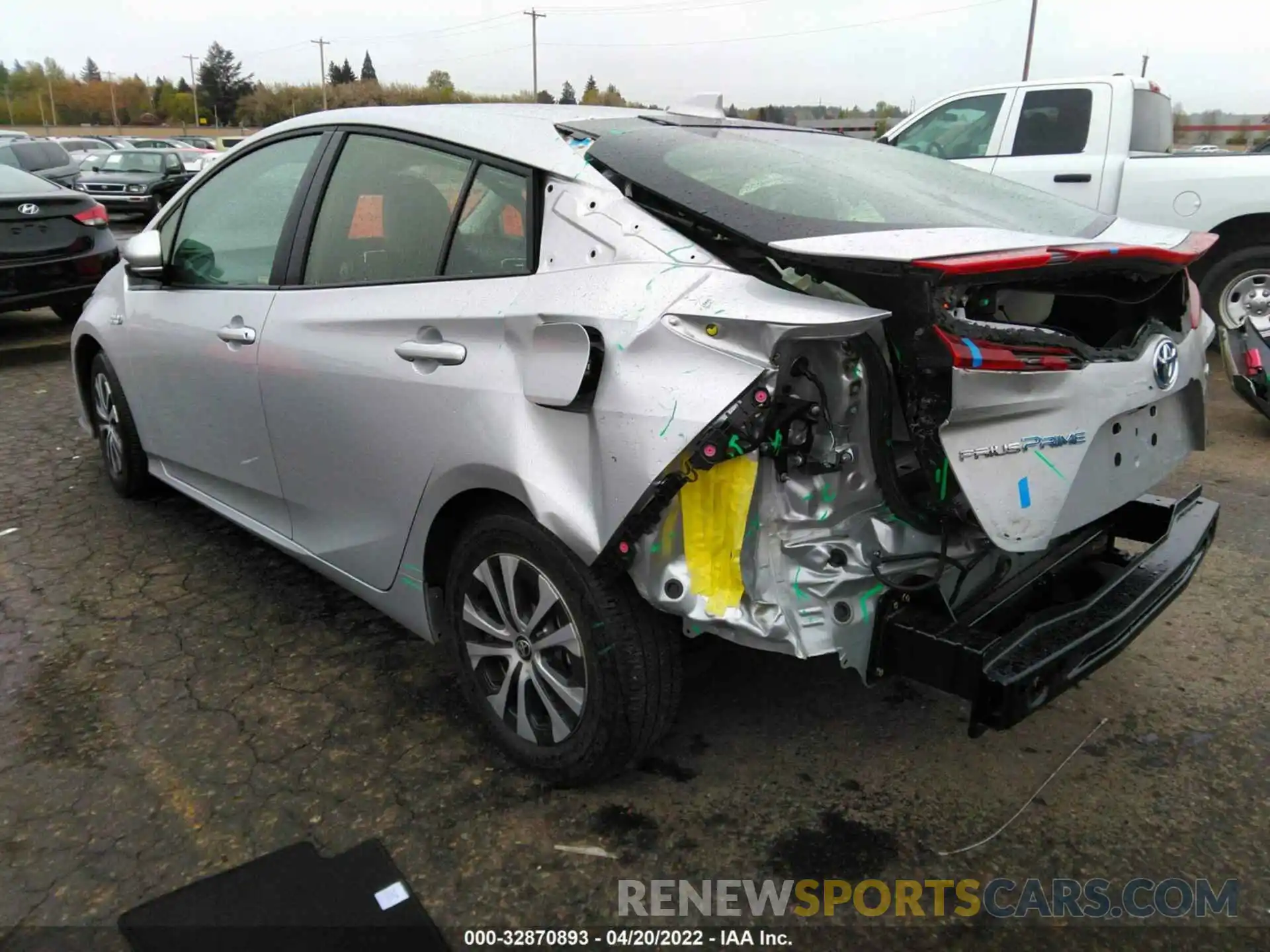 3 Photograph of a damaged car JTDKAMFP2M3177820 TOYOTA PRIUS PRIME 2021