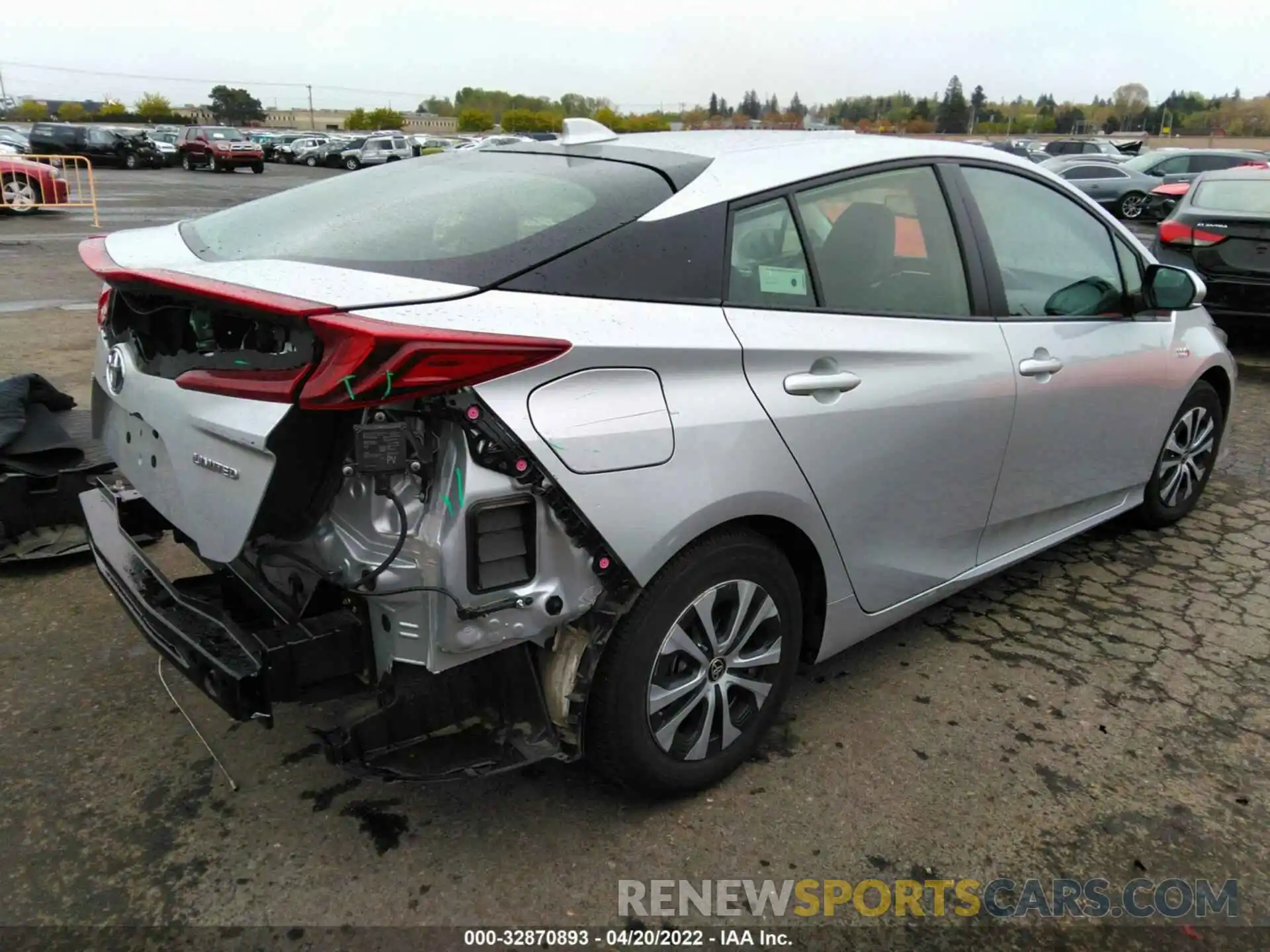 4 Photograph of a damaged car JTDKAMFP2M3177820 TOYOTA PRIUS PRIME 2021