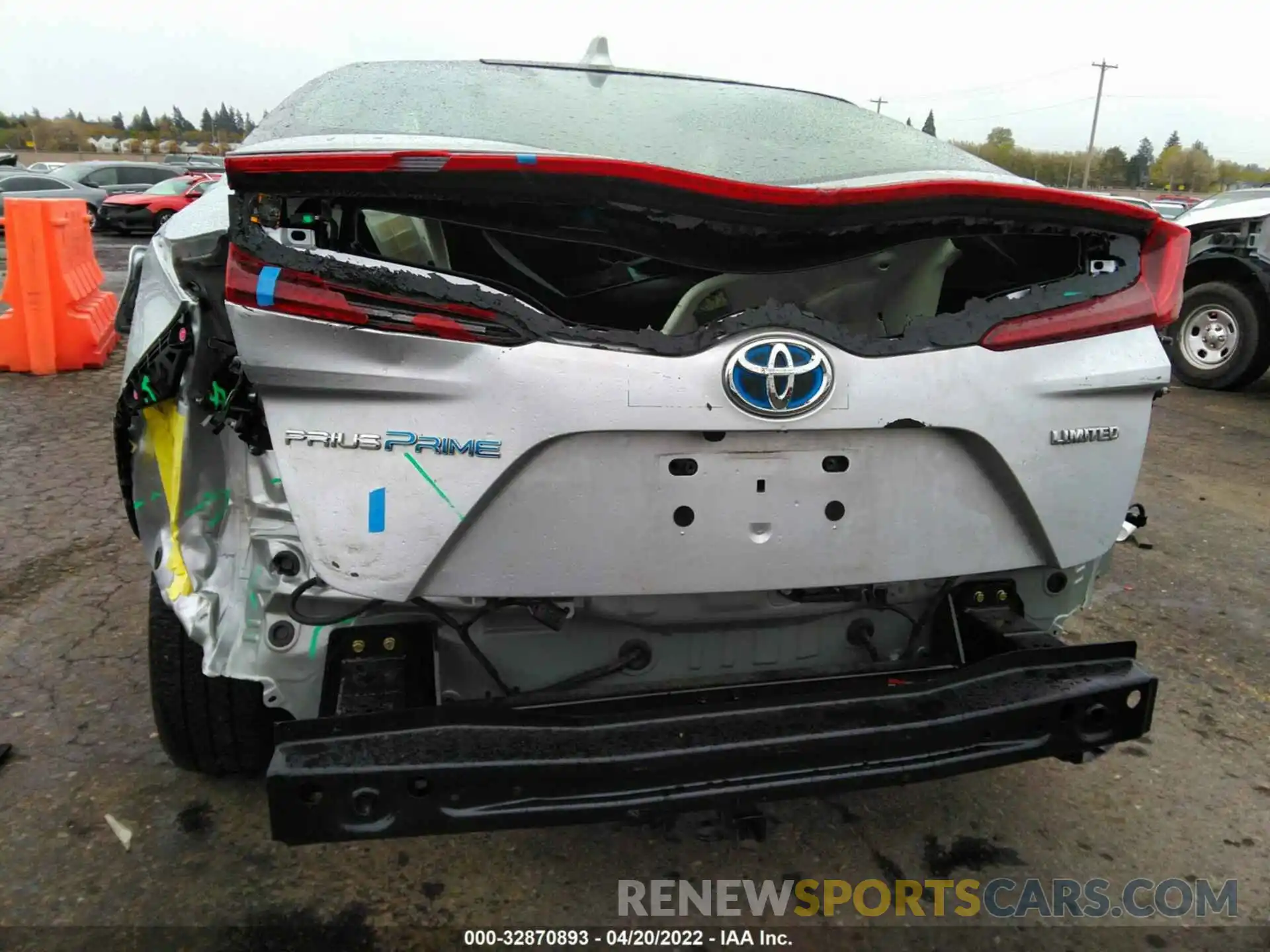 6 Photograph of a damaged car JTDKAMFP2M3177820 TOYOTA PRIUS PRIME 2021