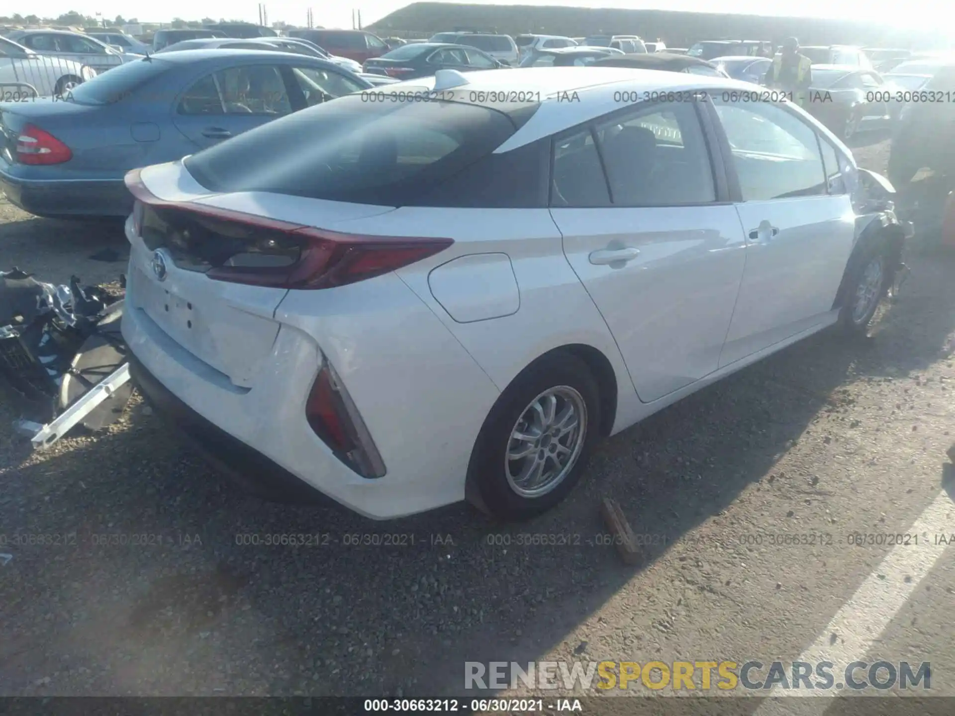 4 Photograph of a damaged car JTDKAMFP2M3179213 TOYOTA PRIUS PRIME 2021