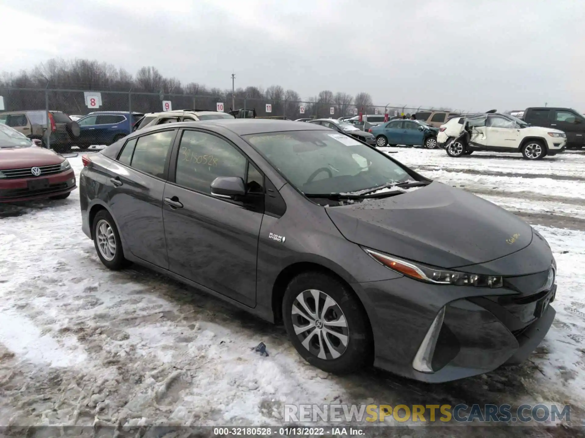 1 Photograph of a damaged car JTDKAMFP2M3179714 TOYOTA PRIUS PRIME 2021