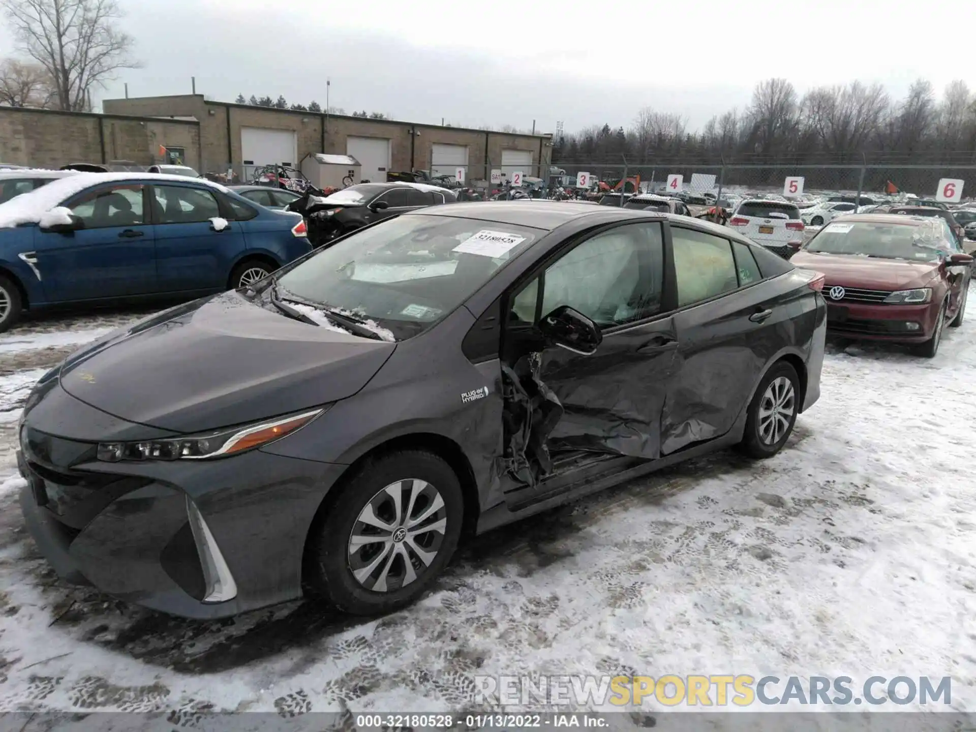 2 Photograph of a damaged car JTDKAMFP2M3179714 TOYOTA PRIUS PRIME 2021