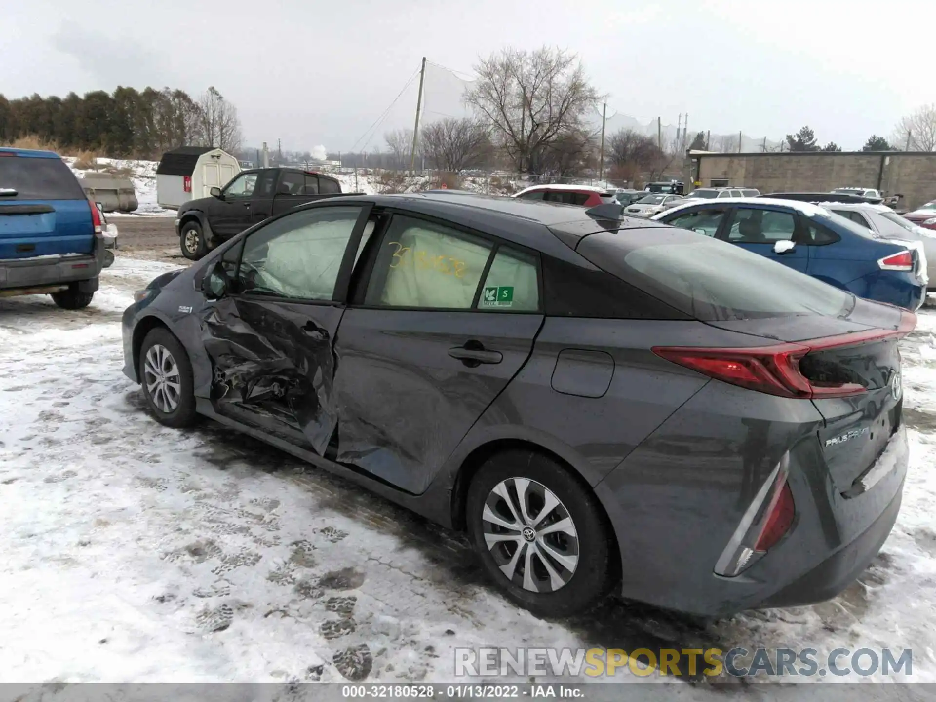 3 Фотография поврежденного автомобиля JTDKAMFP2M3179714 TOYOTA PRIUS PRIME 2021