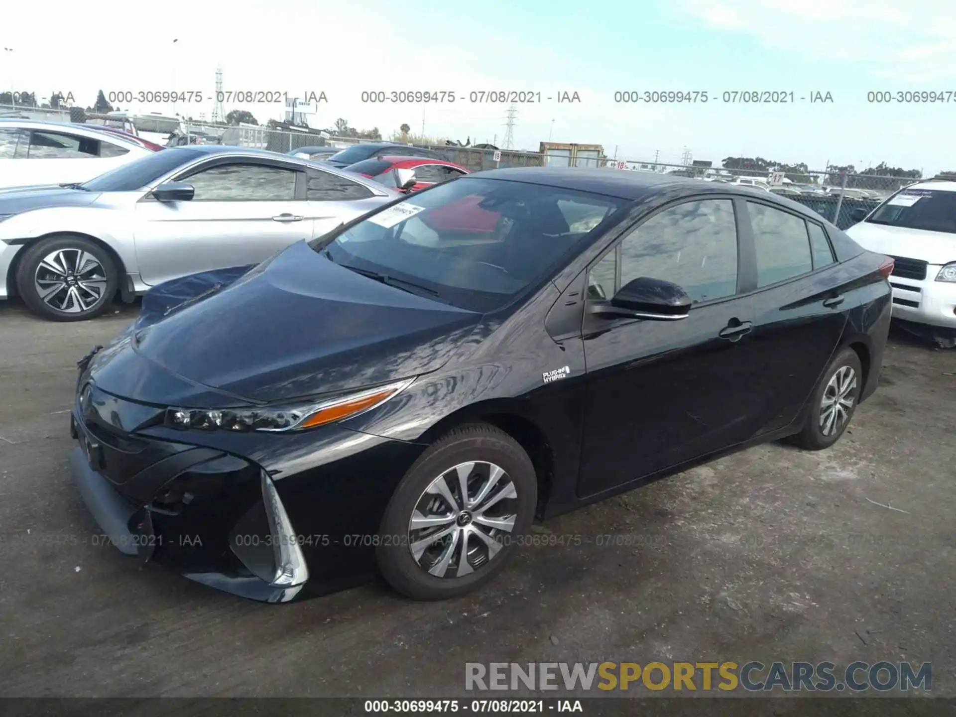 2 Photograph of a damaged car JTDKAMFP2M3180992 TOYOTA PRIUS PRIME 2021