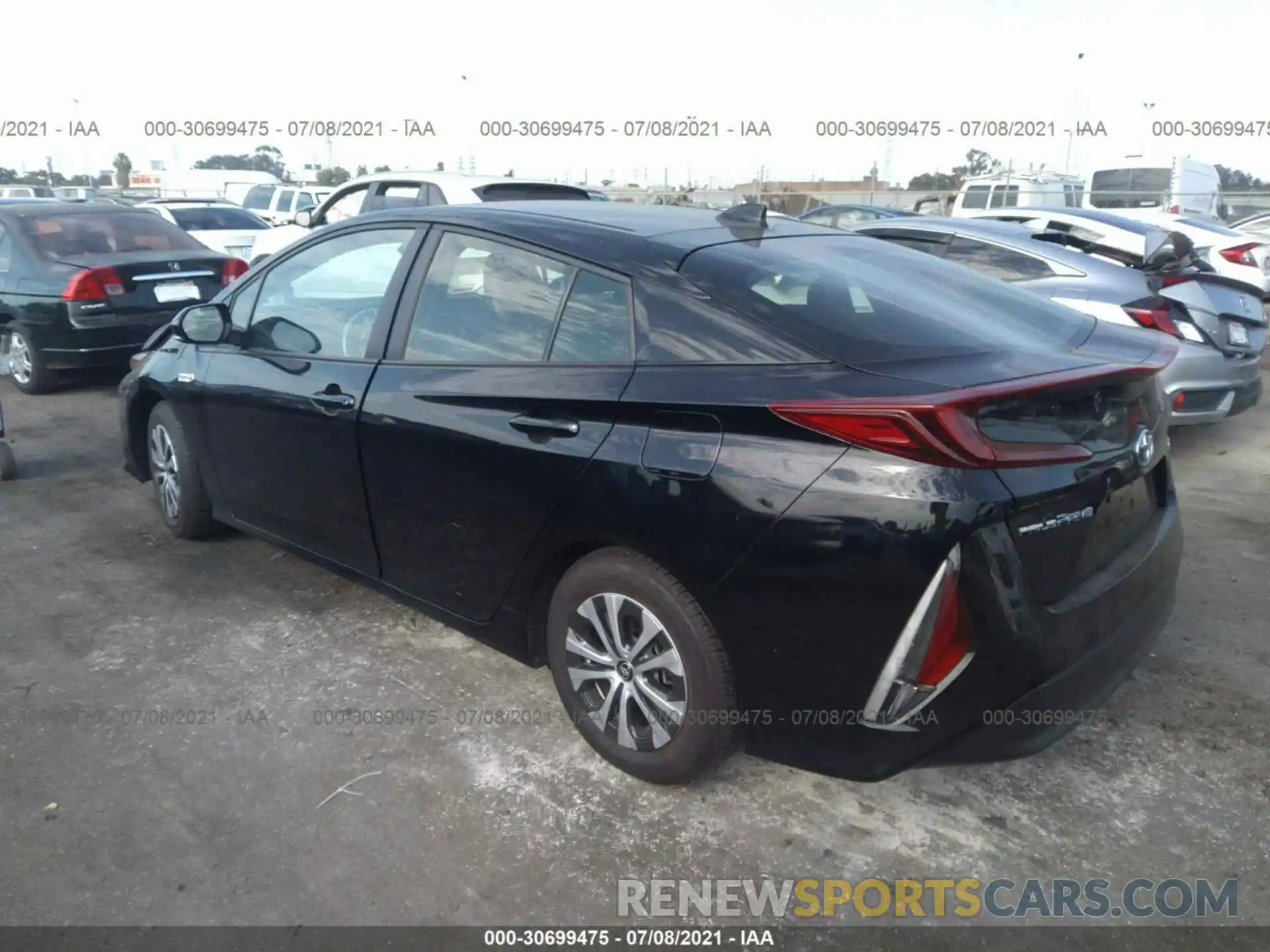 3 Photograph of a damaged car JTDKAMFP2M3180992 TOYOTA PRIUS PRIME 2021