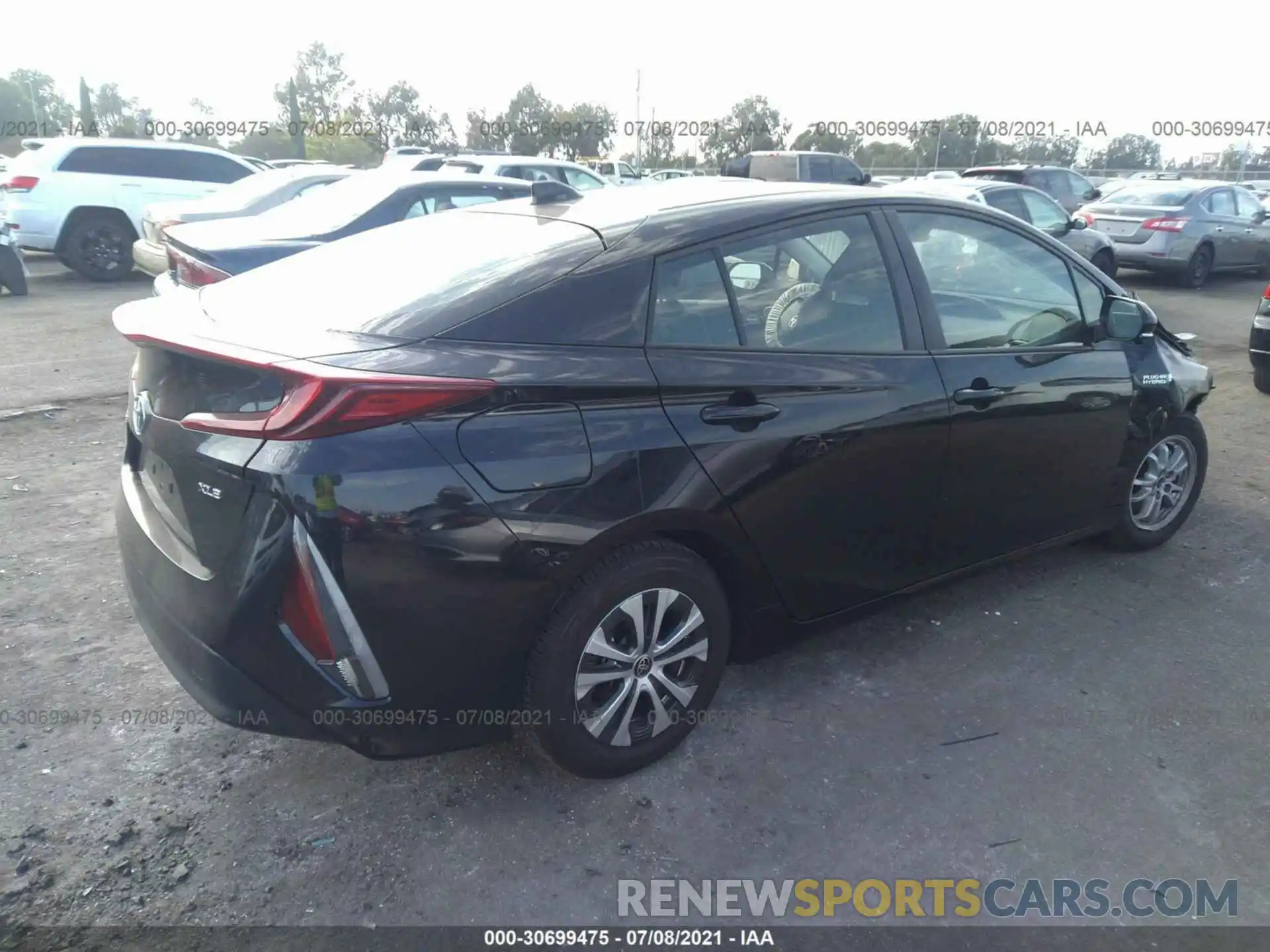 4 Photograph of a damaged car JTDKAMFP2M3180992 TOYOTA PRIUS PRIME 2021