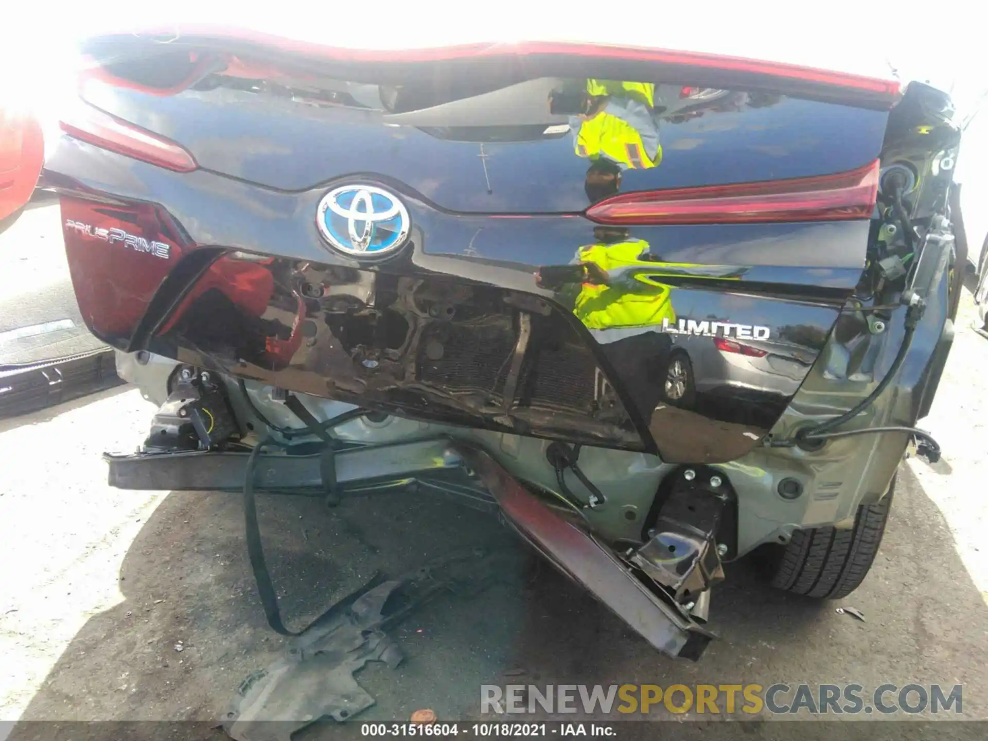 6 Photograph of a damaged car JTDKAMFP2M3182368 TOYOTA PRIUS PRIME 2021