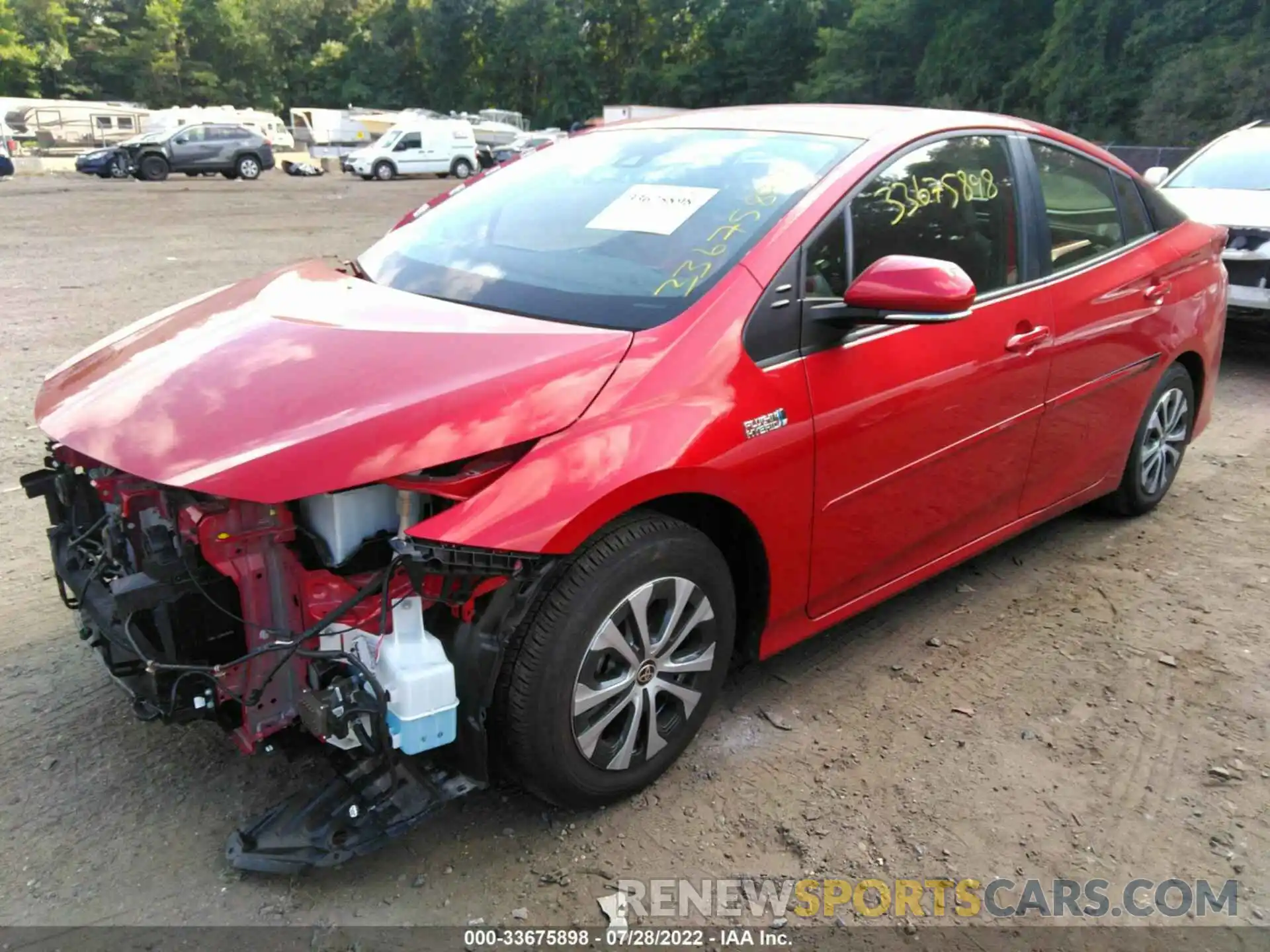 2 Photograph of a damaged car JTDKAMFP2M3187585 TOYOTA PRIUS PRIME 2021