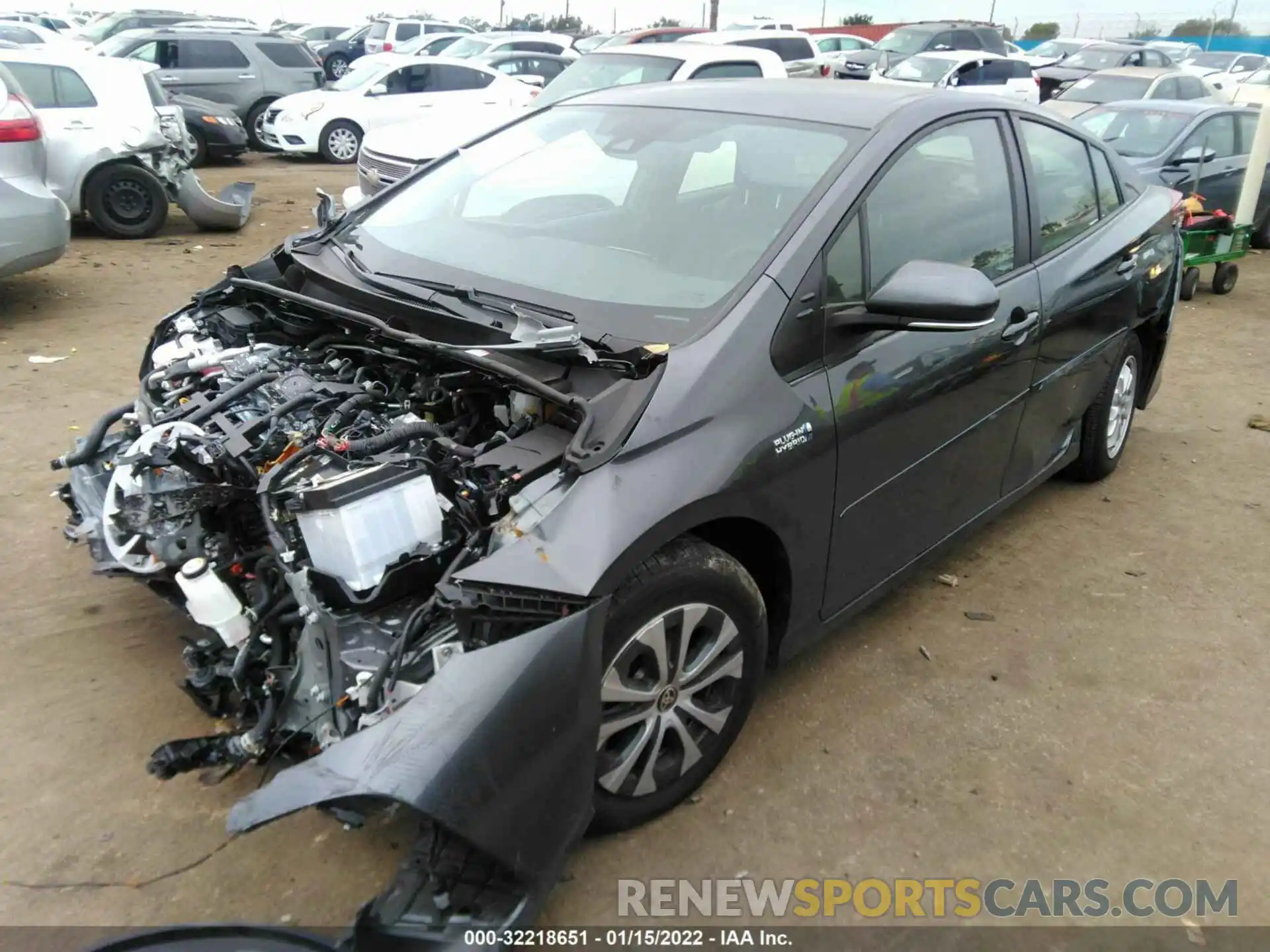 2 Photograph of a damaged car JTDKAMFP2M3192186 TOYOTA PRIUS PRIME 2021