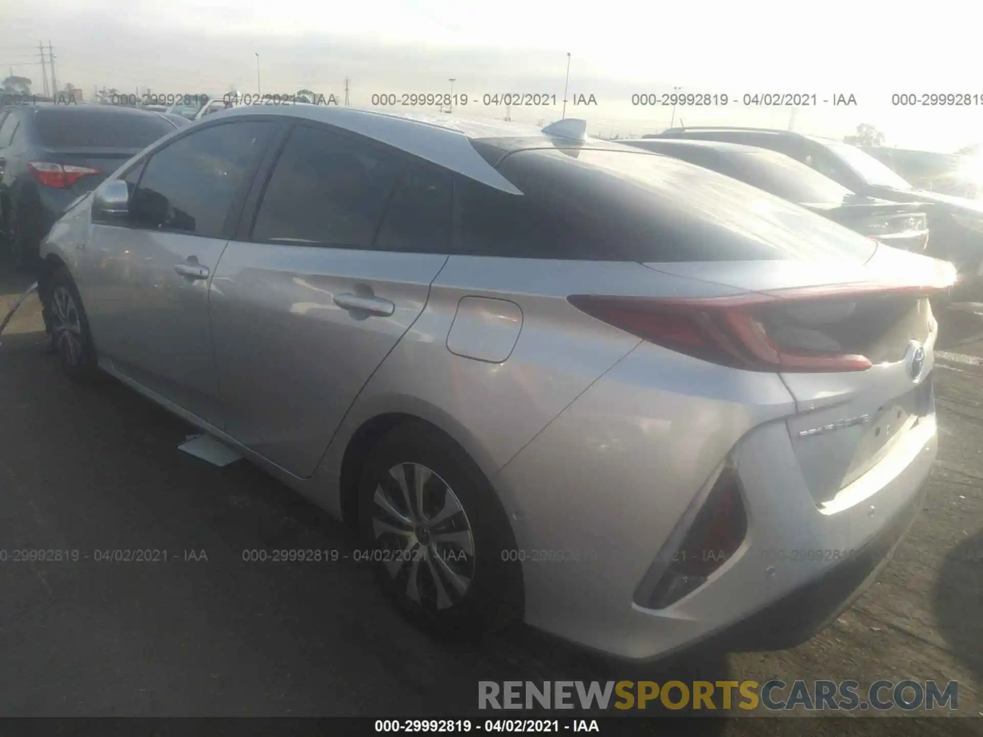 3 Photograph of a damaged car JTDKAMFP3M3165028 TOYOTA PRIUS PRIME 2021