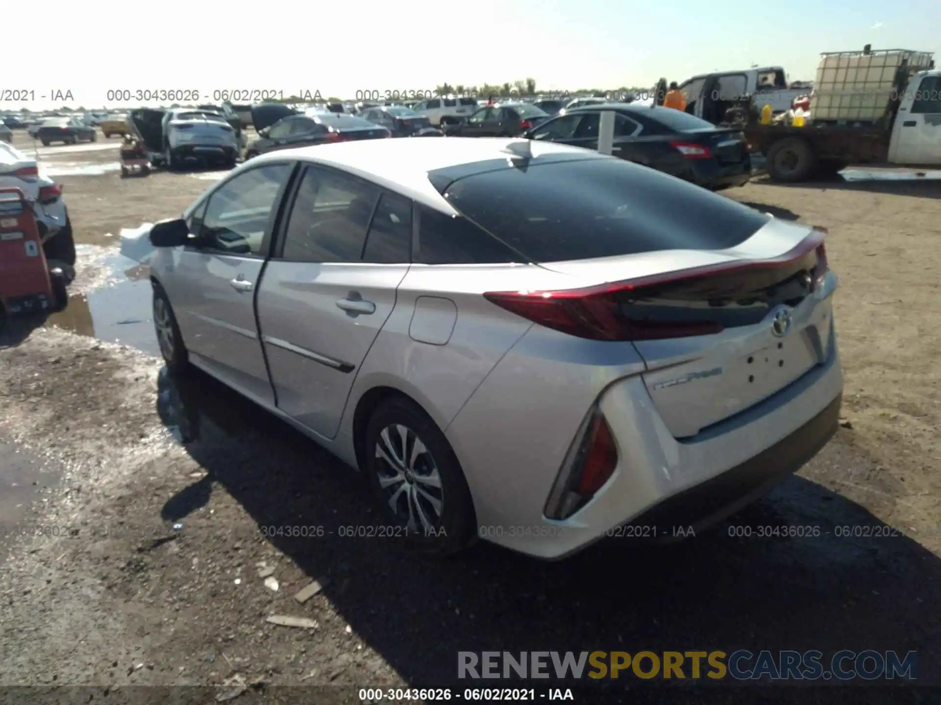 3 Photograph of a damaged car JTDKAMFP3M3166079 TOYOTA PRIUS PRIME 2021