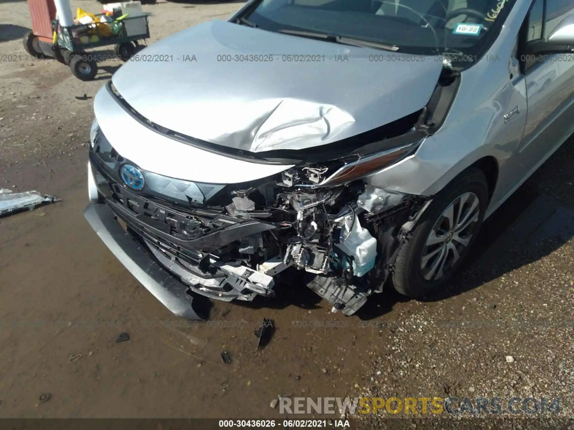 6 Photograph of a damaged car JTDKAMFP3M3166079 TOYOTA PRIUS PRIME 2021