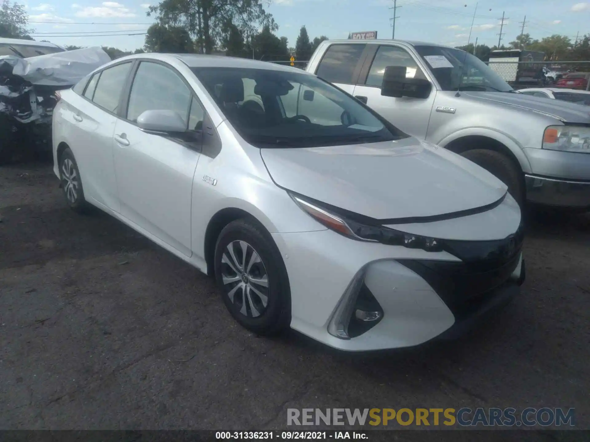 1 Photograph of a damaged car JTDKAMFP3M3169256 TOYOTA PRIUS PRIME 2021