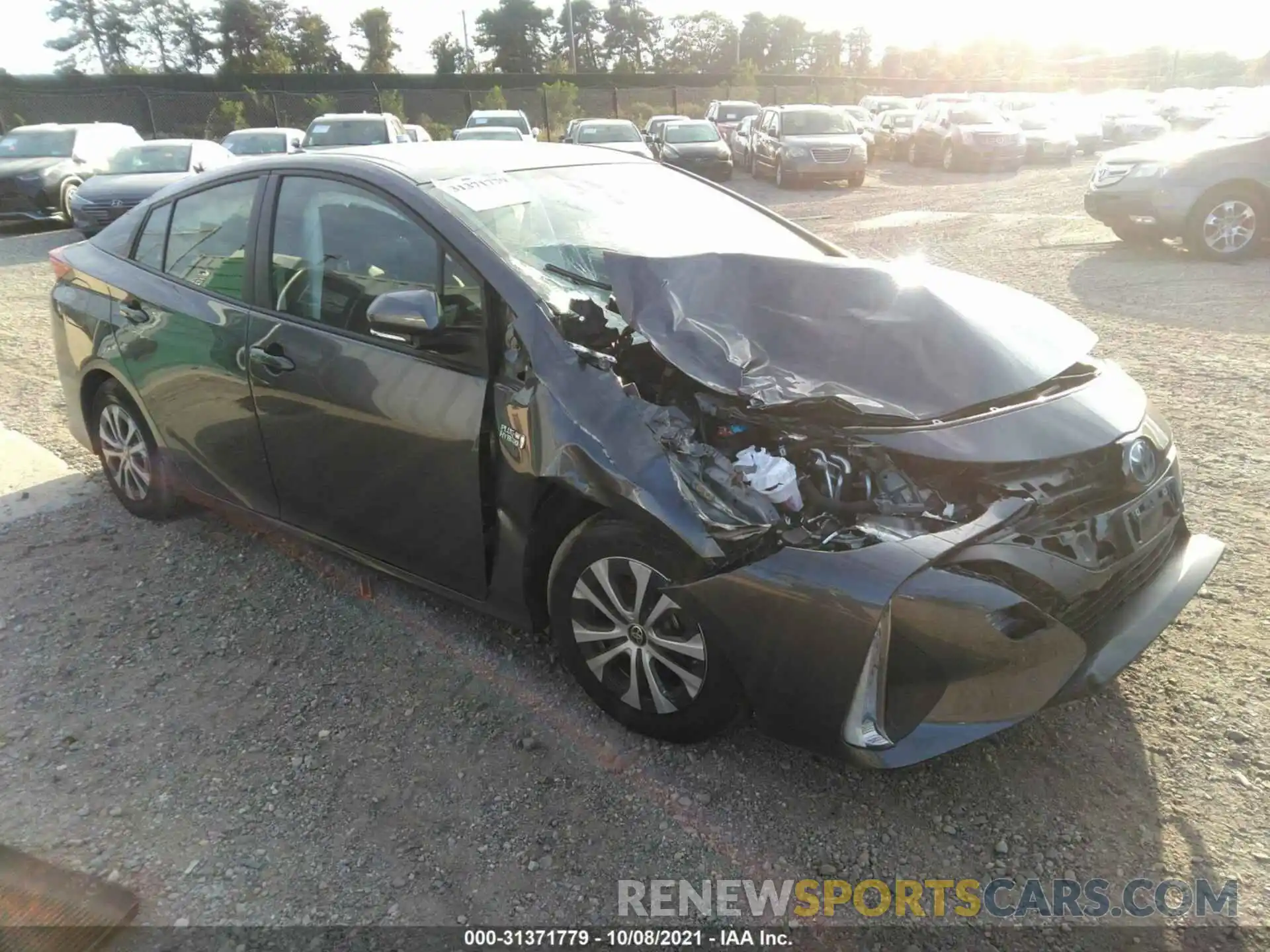 1 Photograph of a damaged car JTDKAMFP3M3172240 TOYOTA PRIUS PRIME 2021