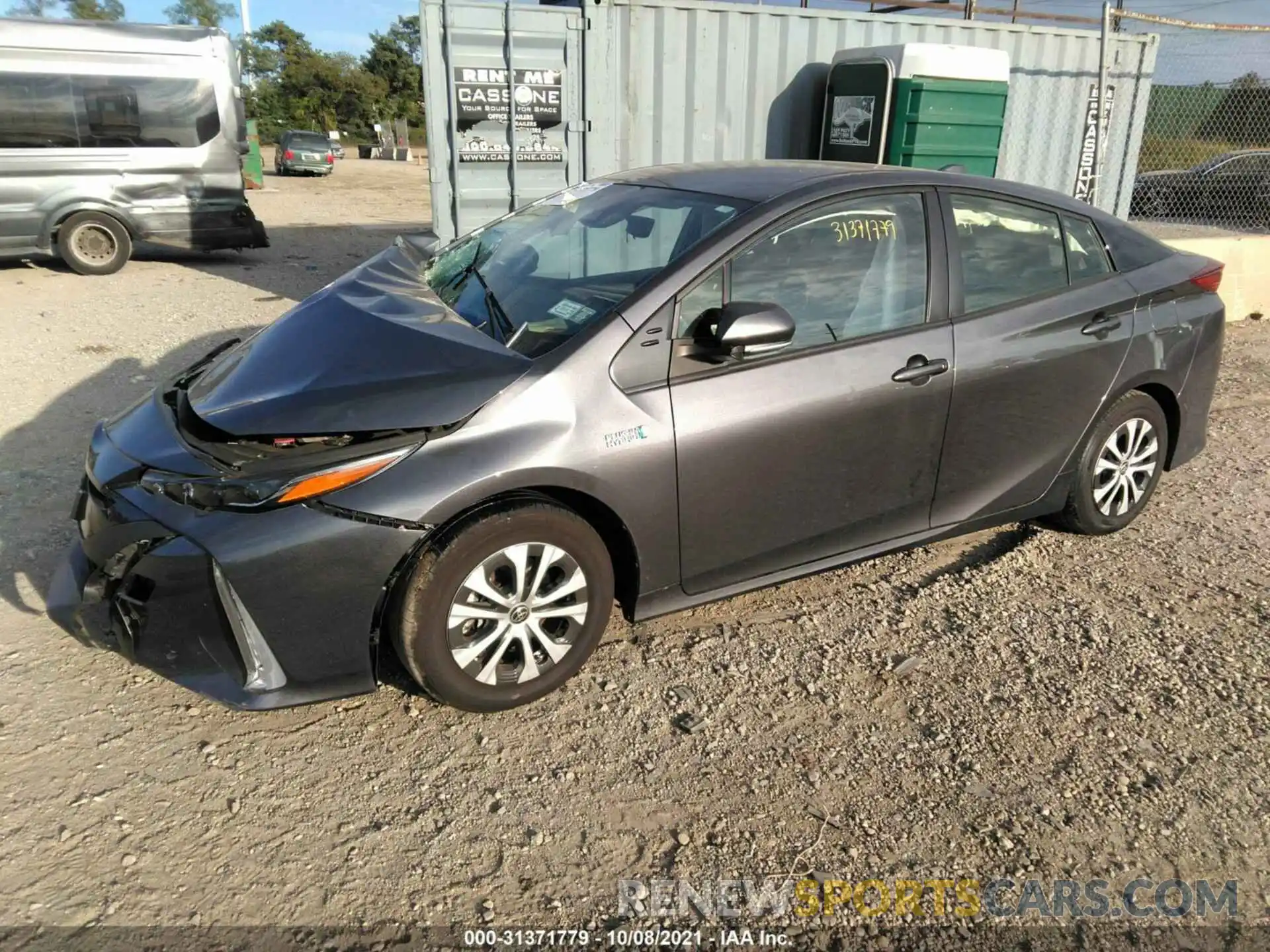 2 Photograph of a damaged car JTDKAMFP3M3172240 TOYOTA PRIUS PRIME 2021