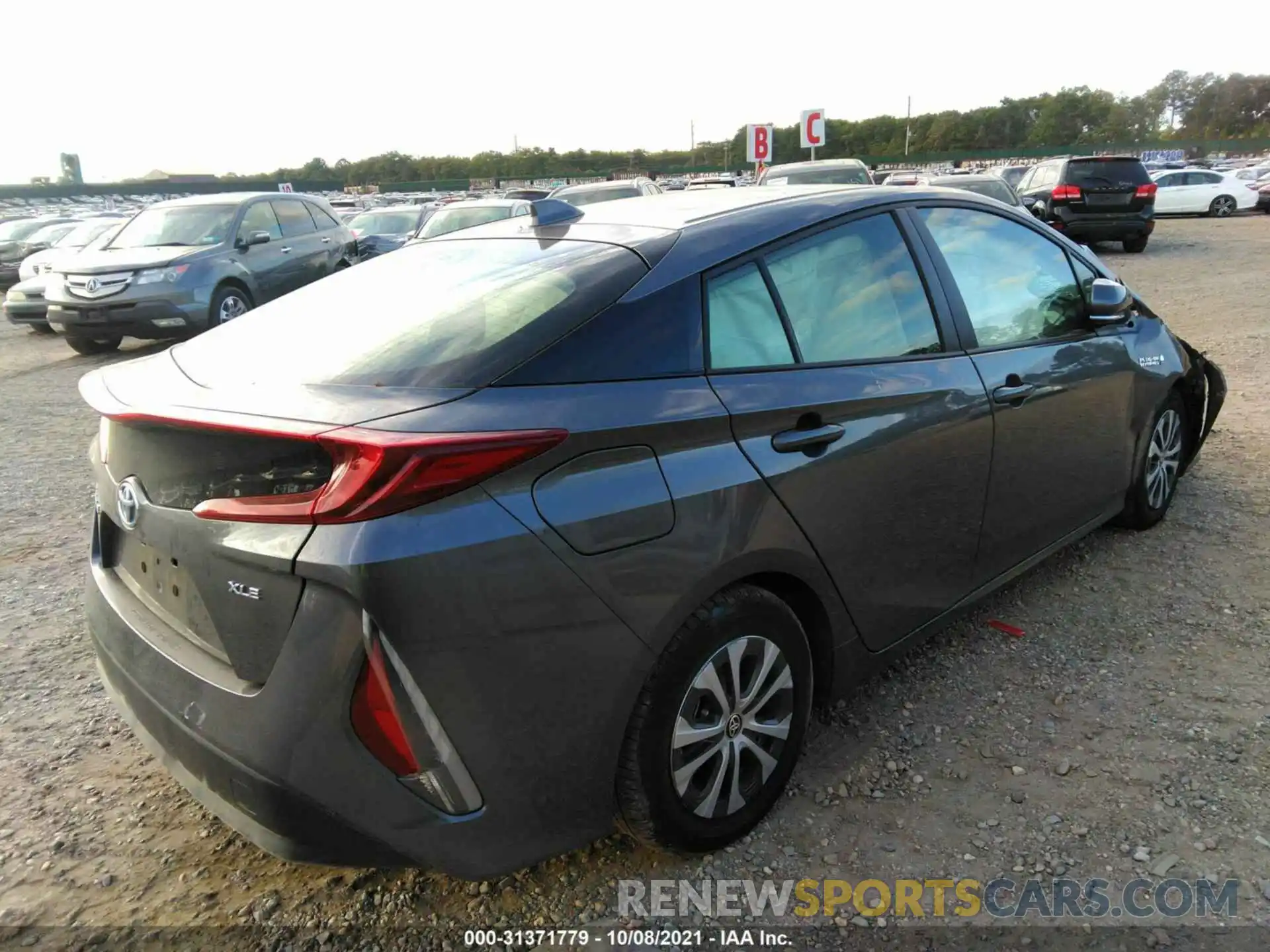 4 Photograph of a damaged car JTDKAMFP3M3172240 TOYOTA PRIUS PRIME 2021