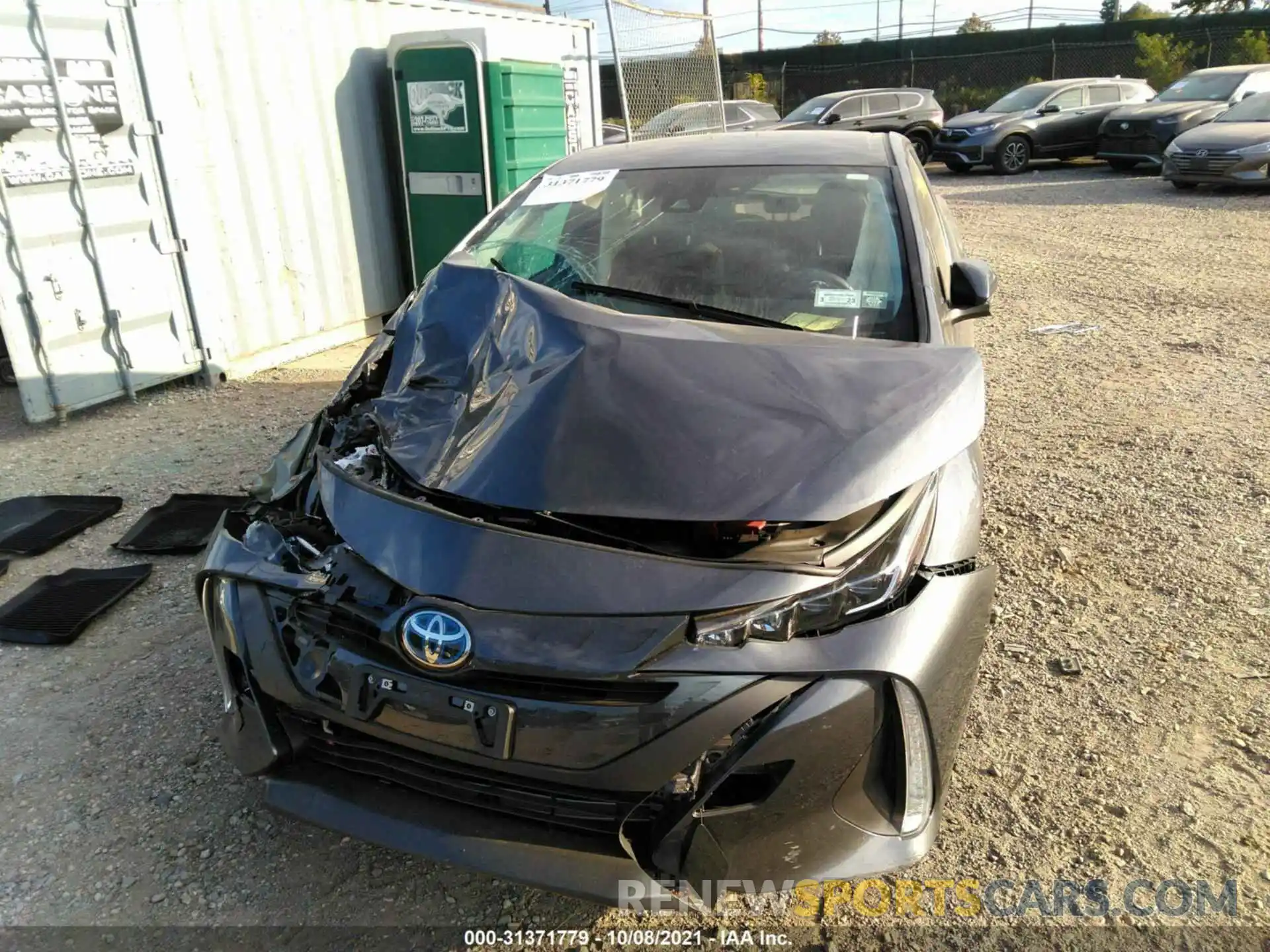 6 Фотография поврежденного автомобиля JTDKAMFP3M3172240 TOYOTA PRIUS PRIME 2021