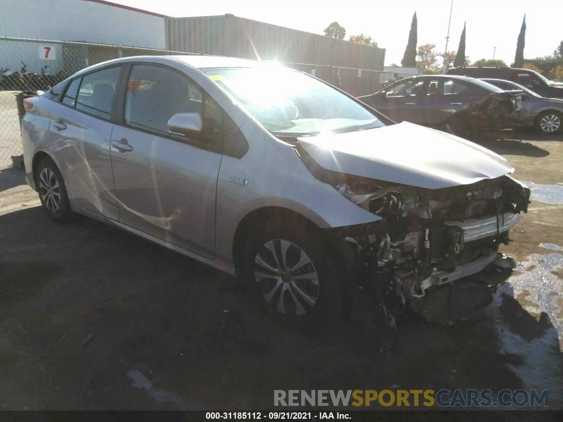 1 Photograph of a damaged car JTDKAMFP3M3174215 TOYOTA PRIUS PRIME 2021