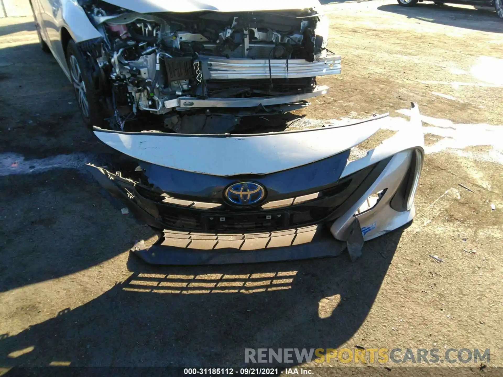 12 Photograph of a damaged car JTDKAMFP3M3174215 TOYOTA PRIUS PRIME 2021