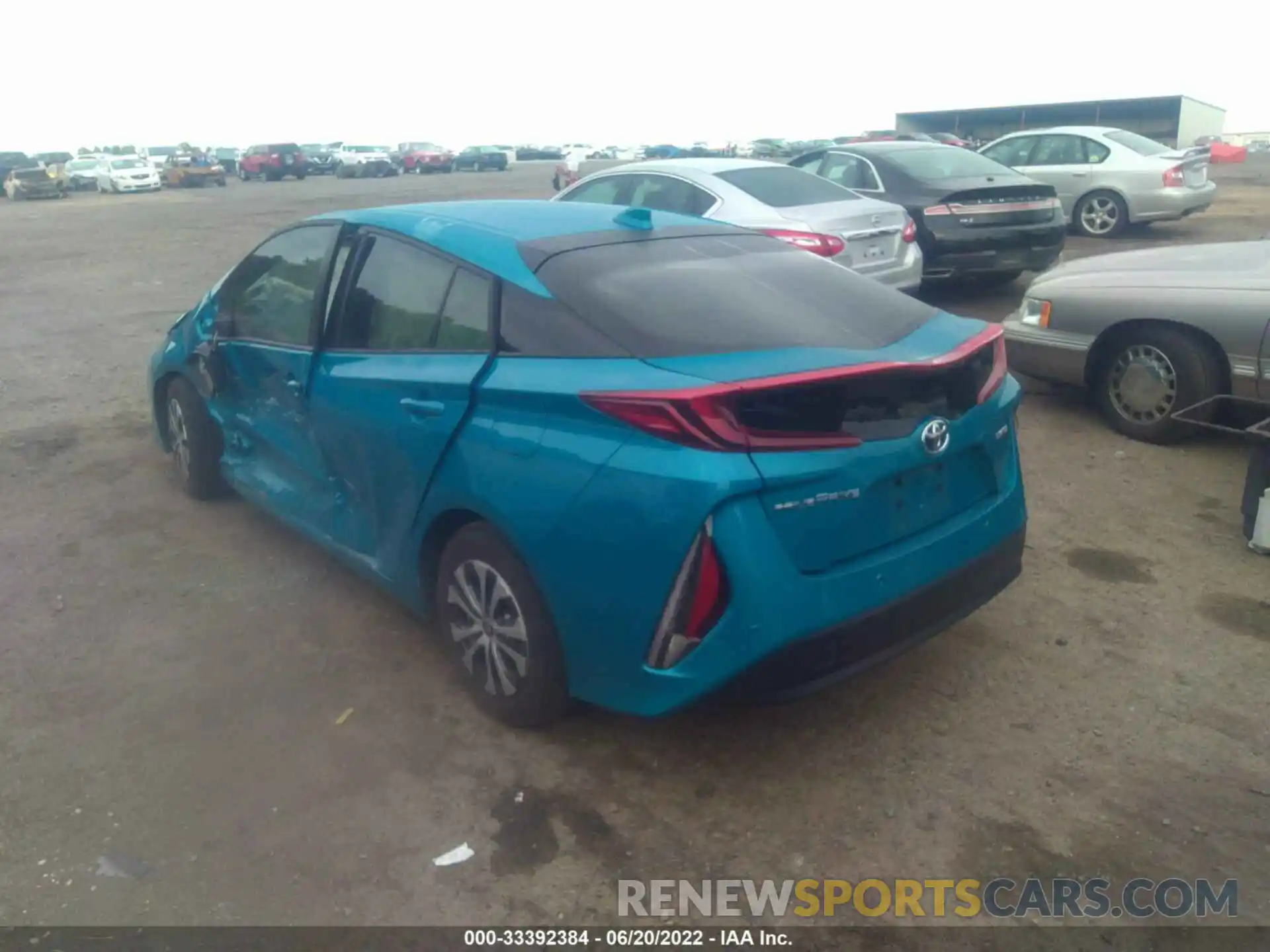 3 Photograph of a damaged car JTDKAMFP3M3175297 TOYOTA PRIUS PRIME 2021