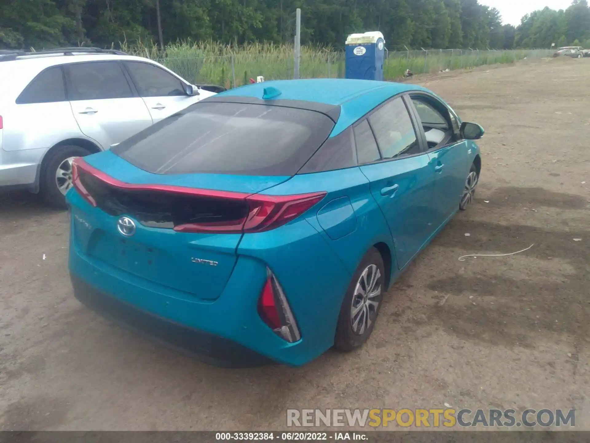 4 Фотография поврежденного автомобиля JTDKAMFP3M3175297 TOYOTA PRIUS PRIME 2021