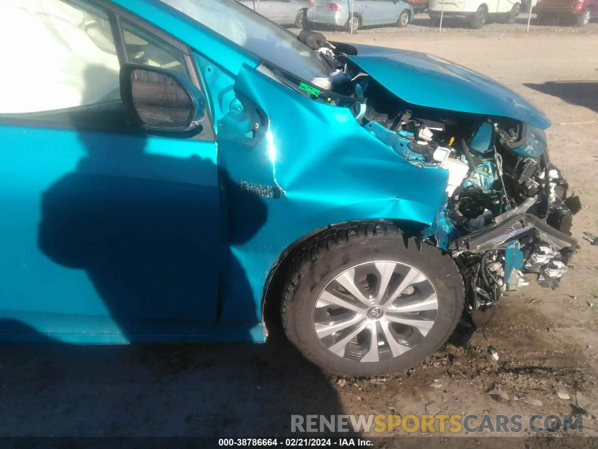 16 Photograph of a damaged car JTDKAMFP3M3181701 TOYOTA PRIUS PRIME 2021