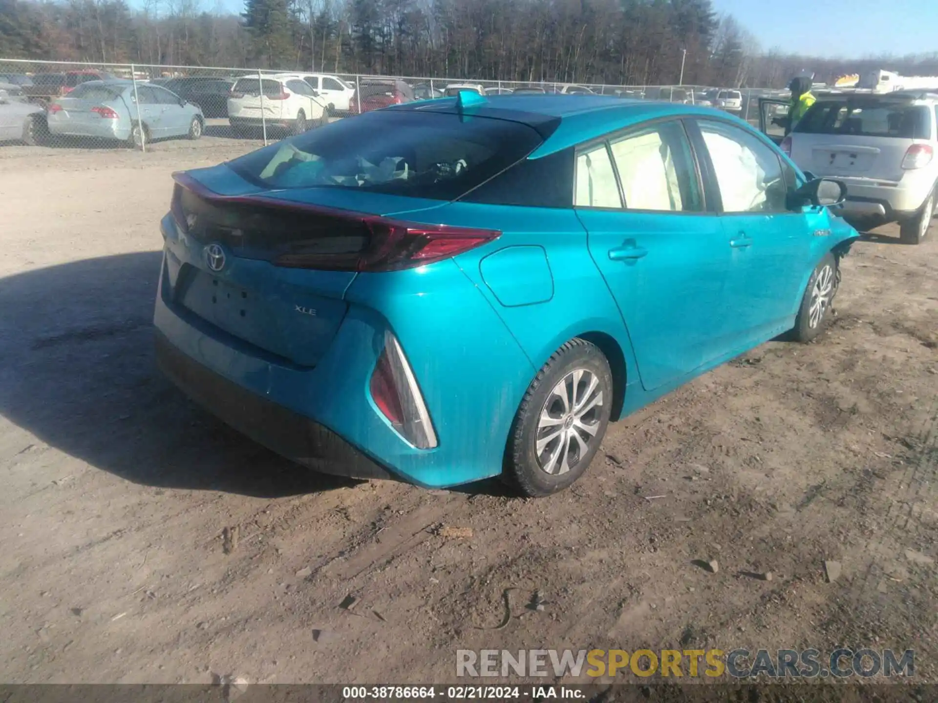 4 Photograph of a damaged car JTDKAMFP3M3181701 TOYOTA PRIUS PRIME 2021