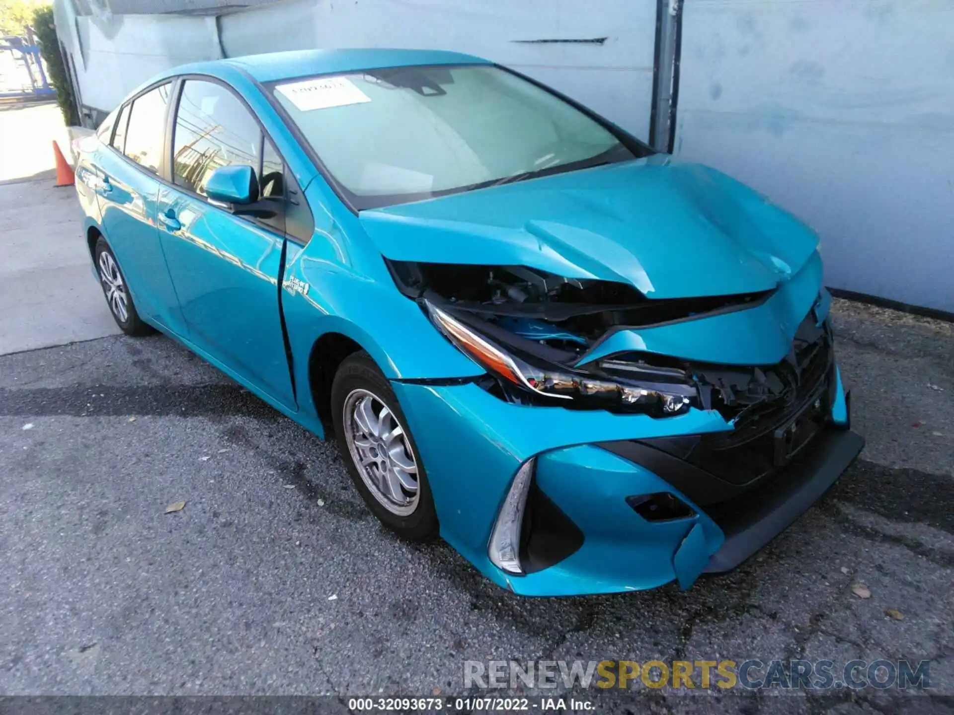 1 Photograph of a damaged car JTDKAMFP3M3182542 TOYOTA PRIUS PRIME 2021