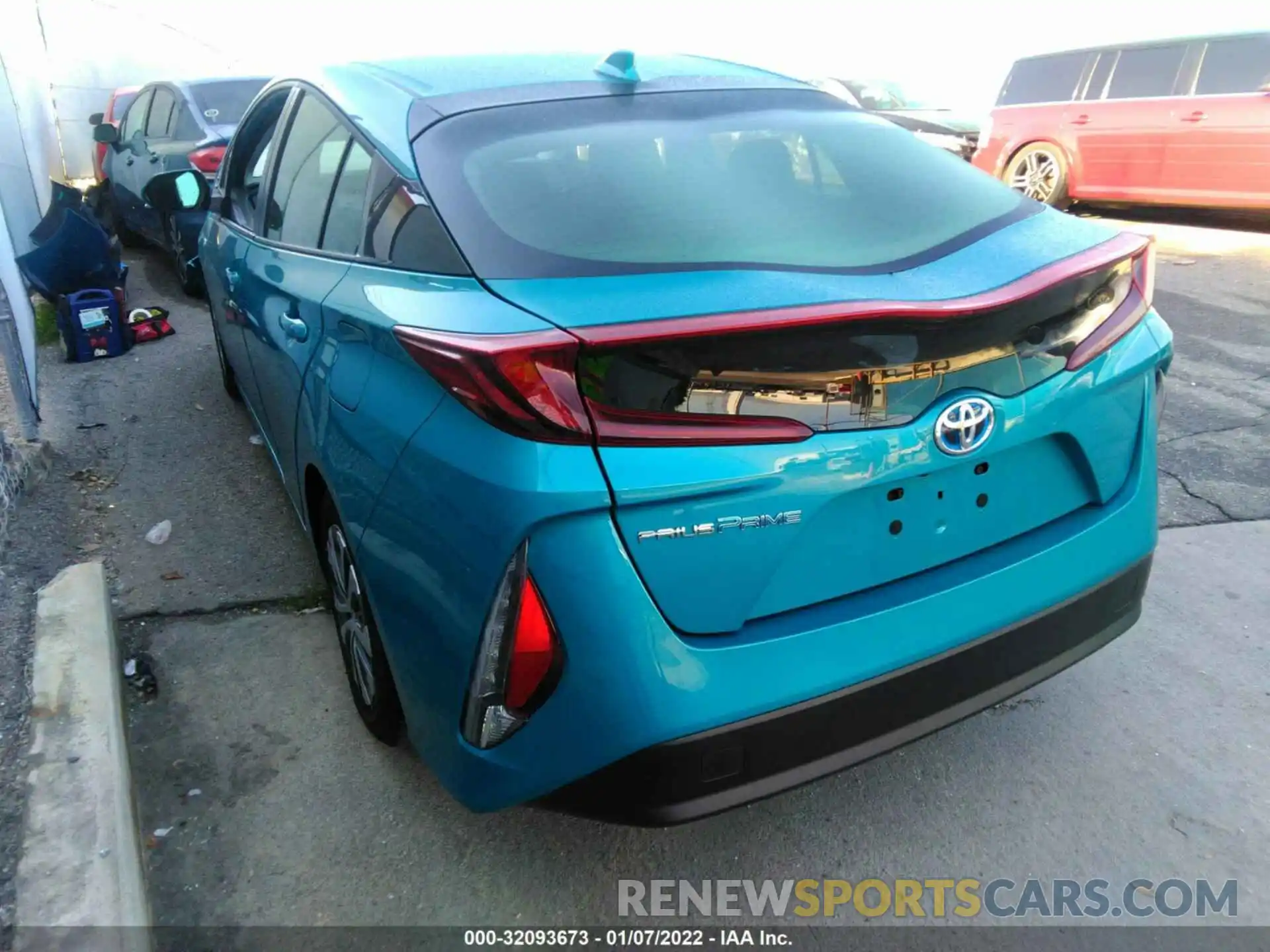 3 Photograph of a damaged car JTDKAMFP3M3182542 TOYOTA PRIUS PRIME 2021