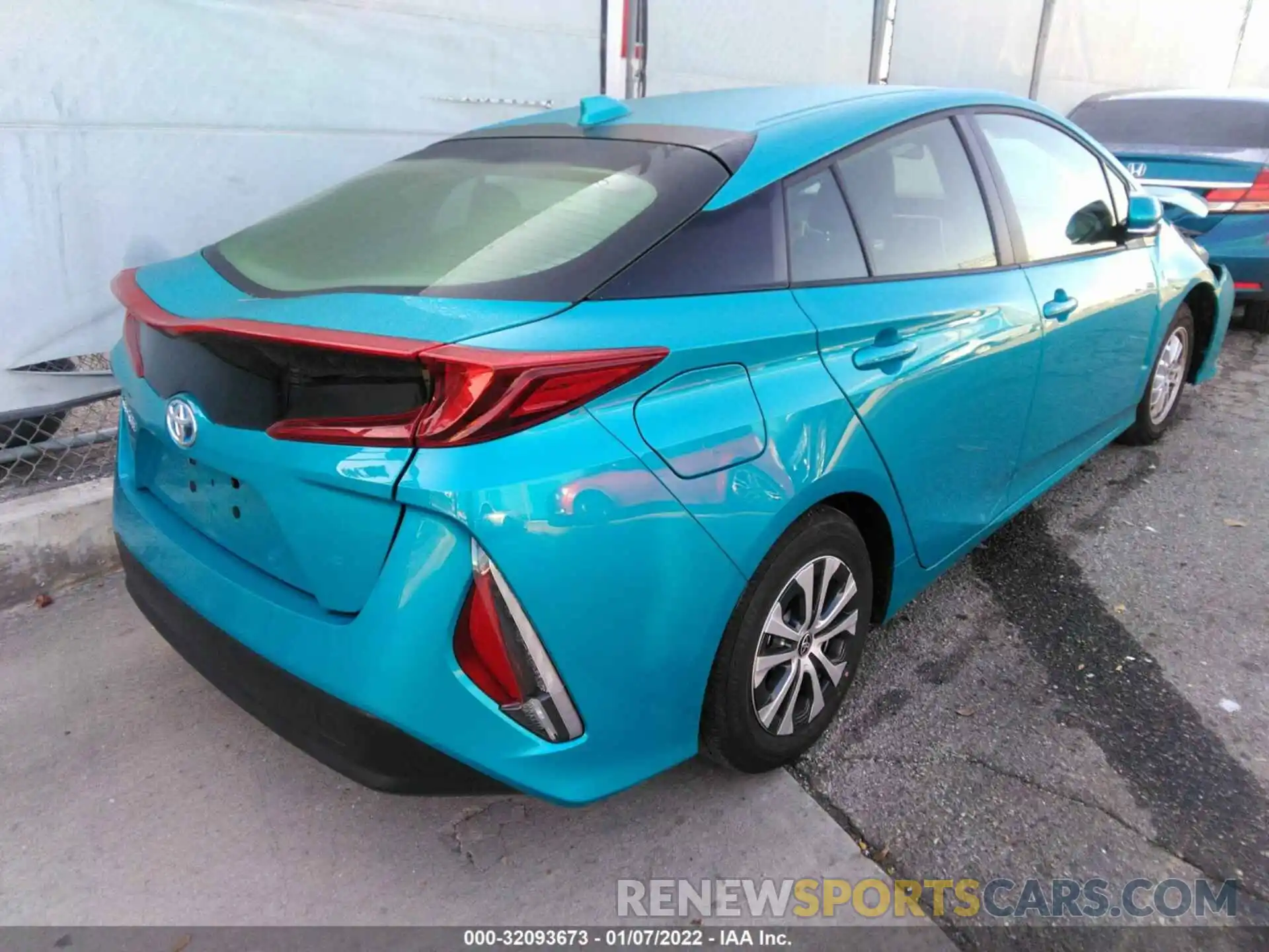 4 Photograph of a damaged car JTDKAMFP3M3182542 TOYOTA PRIUS PRIME 2021