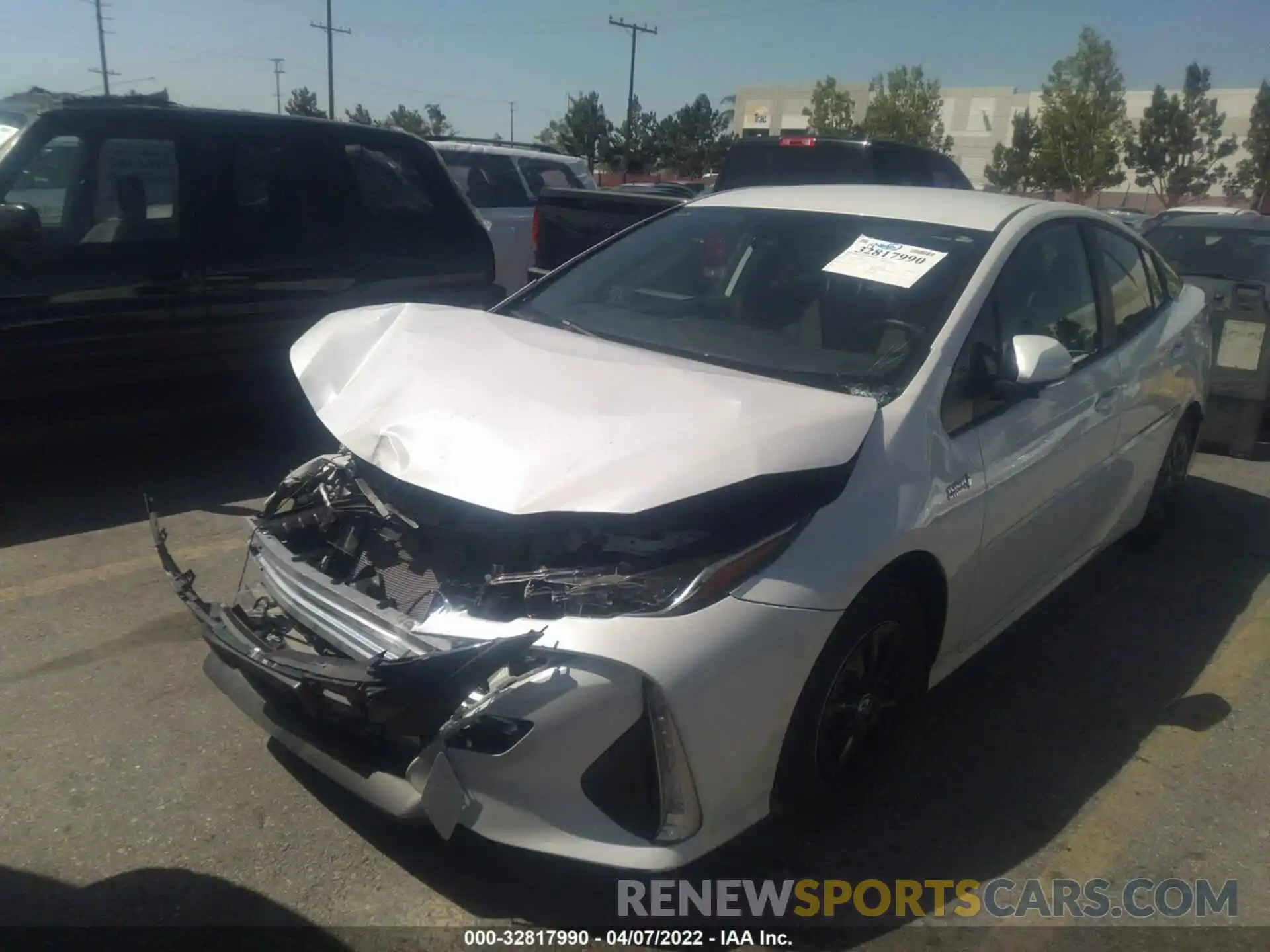 2 Photograph of a damaged car JTDKAMFP3M3184548 TOYOTA PRIUS PRIME 2021