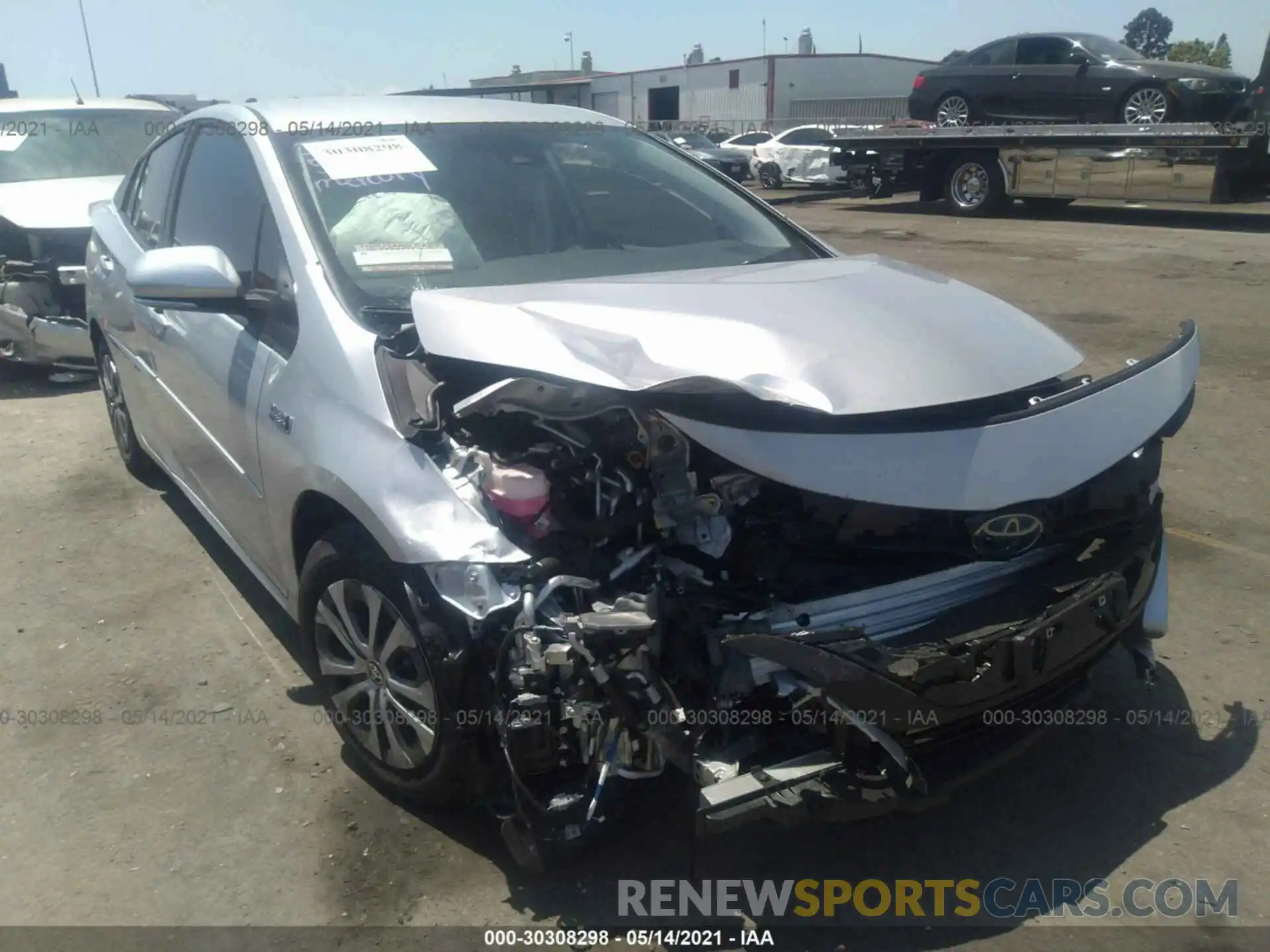 6 Photograph of a damaged car JTDKAMFP3M3185067 TOYOTA PRIUS PRIME 2021