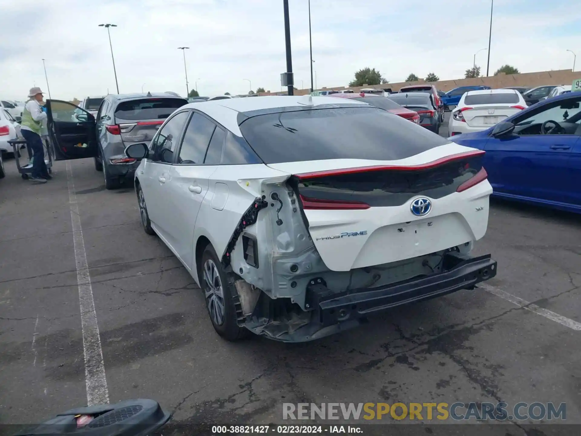 3 Photograph of a damaged car JTDKAMFP3M3185716 TOYOTA PRIUS PRIME 2021