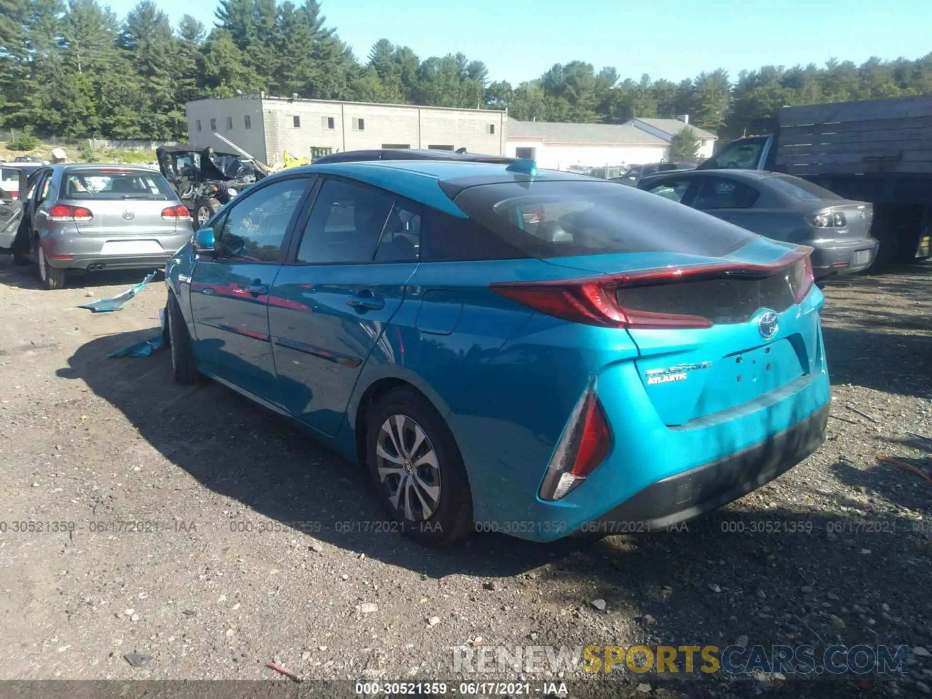 3 Photograph of a damaged car JTDKAMFP3M3189765 TOYOTA PRIUS PRIME 2021