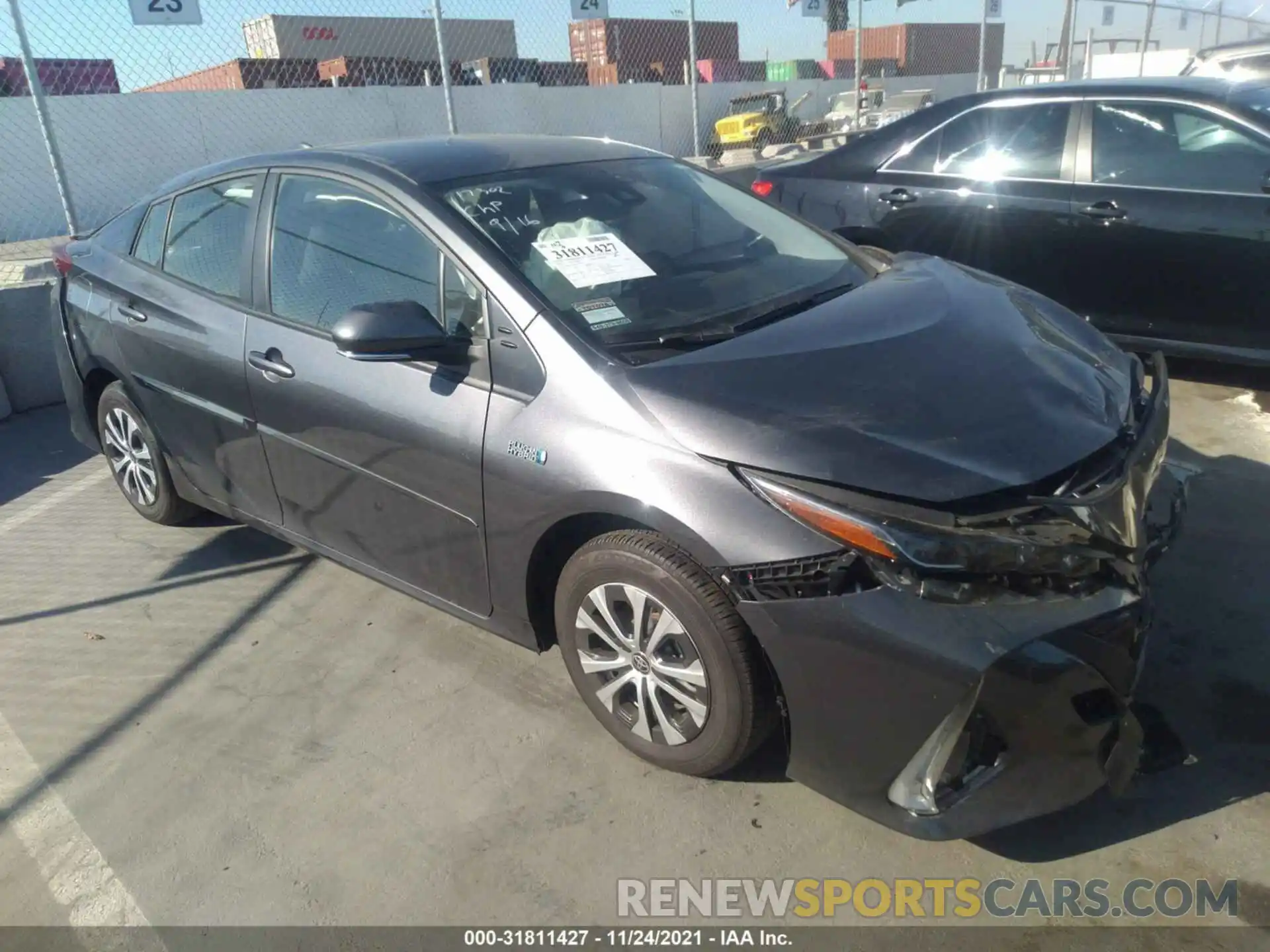 1 Photograph of a damaged car JTDKAMFP3M3191810 TOYOTA PRIUS PRIME 2021