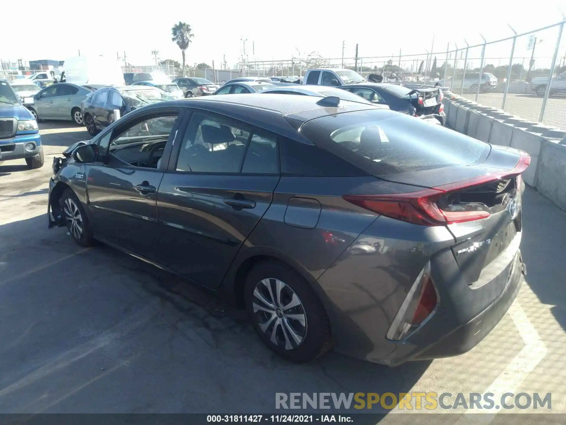 3 Photograph of a damaged car JTDKAMFP3M3191810 TOYOTA PRIUS PRIME 2021