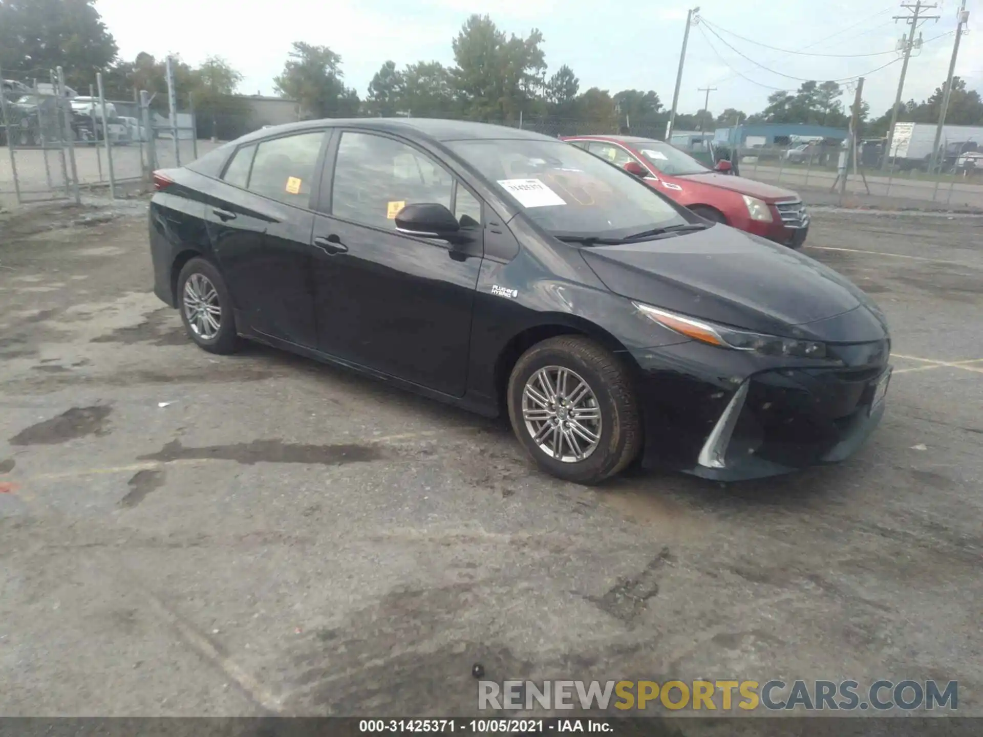 1 Photograph of a damaged car JTDKAMFP3M3196151 TOYOTA PRIUS PRIME 2021