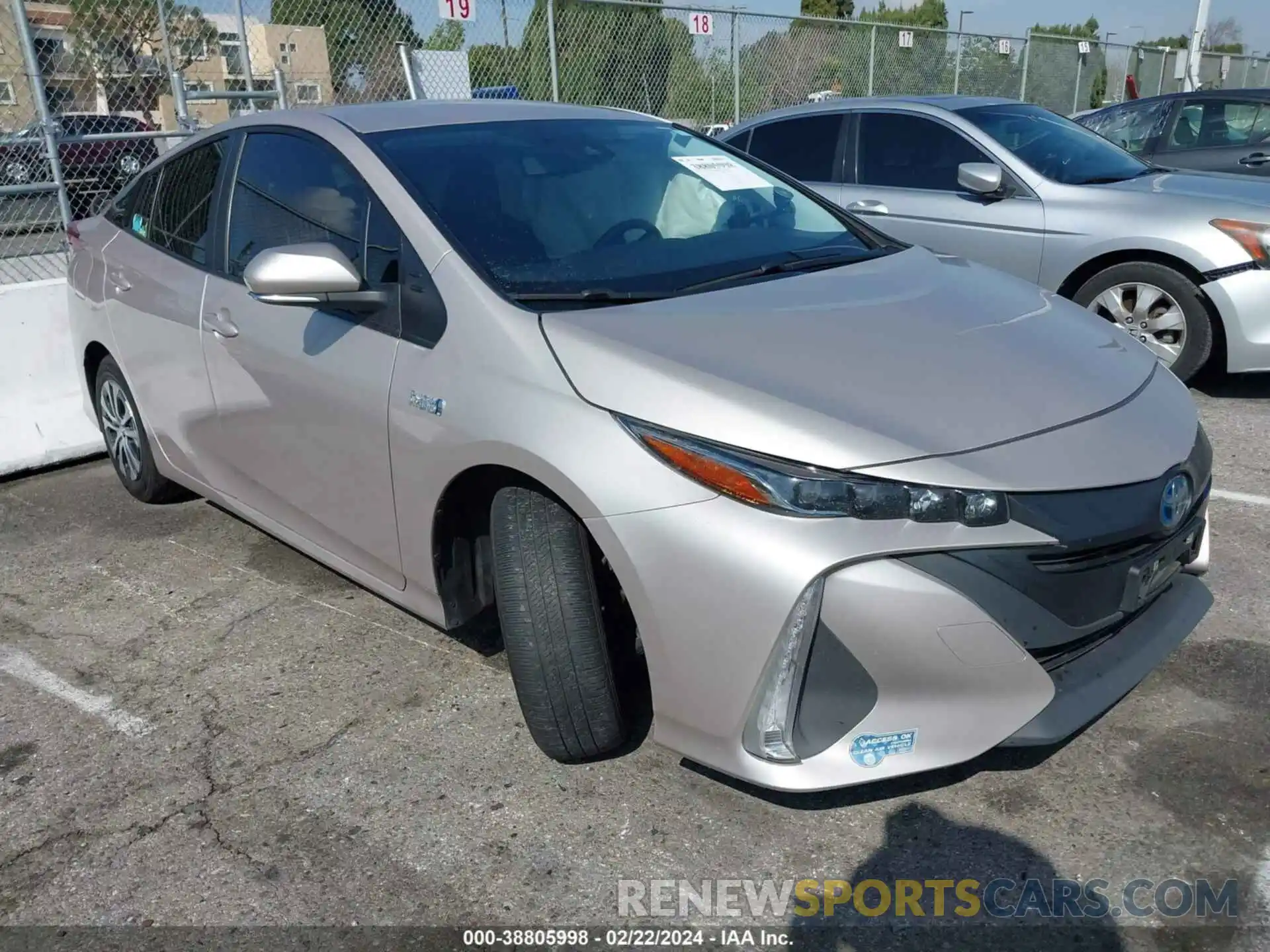 1 Photograph of a damaged car JTDKAMFP4M3171274 TOYOTA PRIUS PRIME 2021