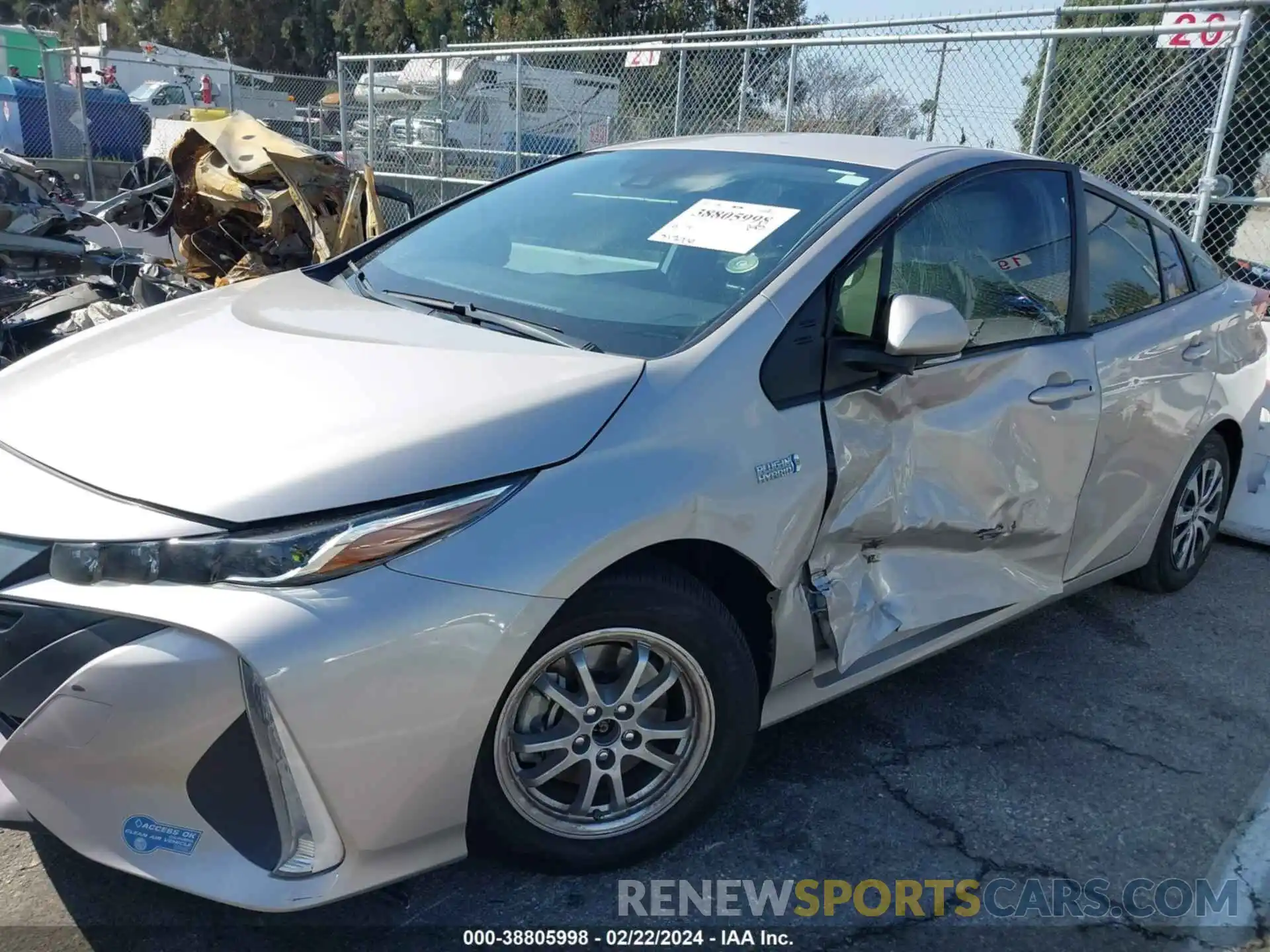 6 Photograph of a damaged car JTDKAMFP4M3171274 TOYOTA PRIUS PRIME 2021