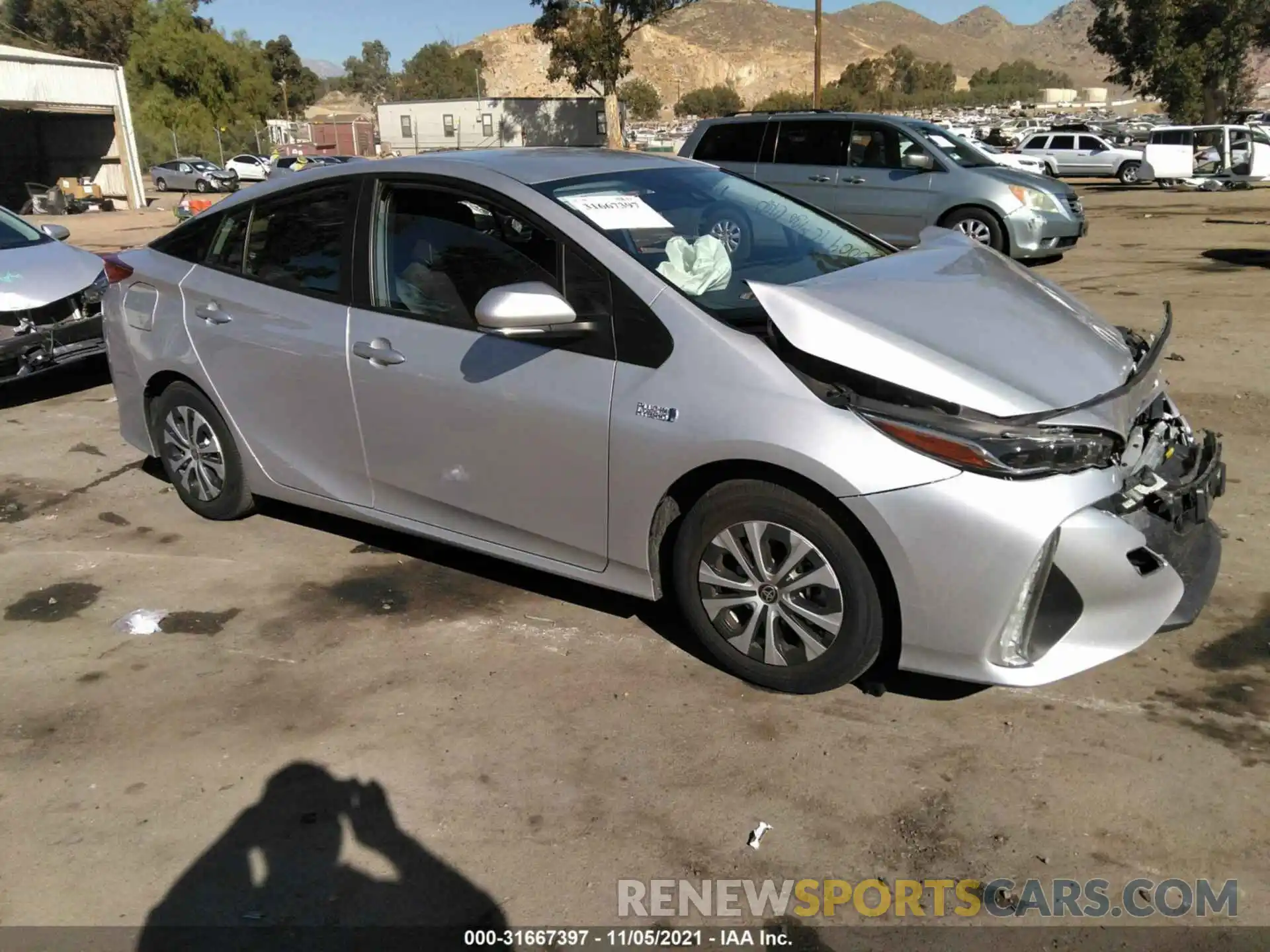 1 Photograph of a damaged car JTDKAMFP4M3173820 TOYOTA PRIUS PRIME 2021